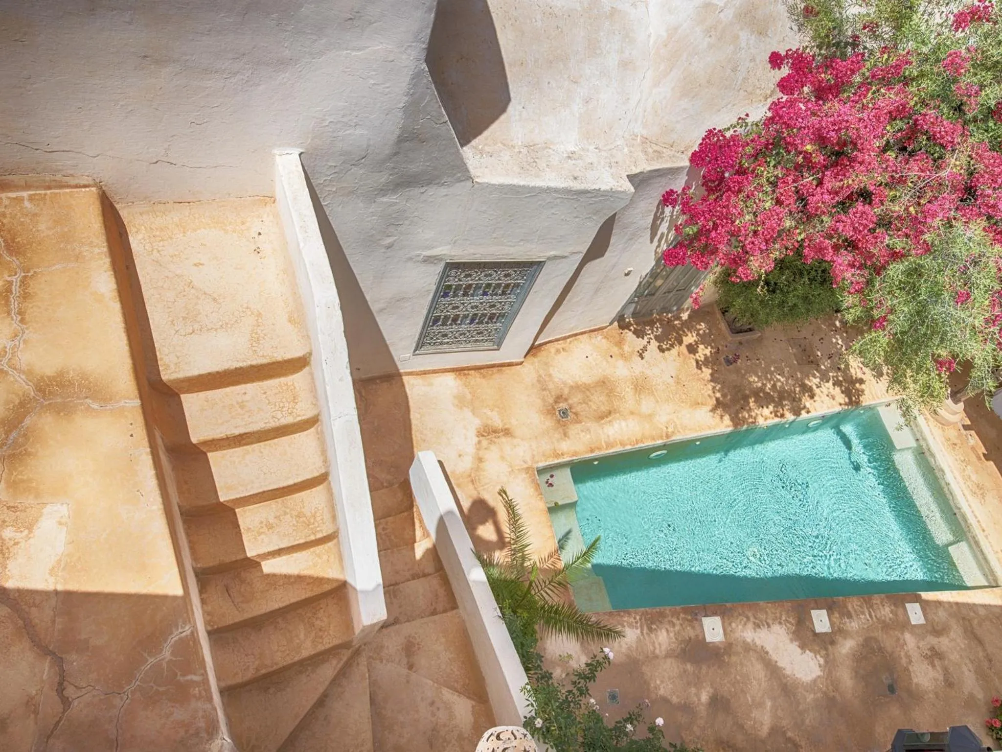 Pool view in Caravan Serai