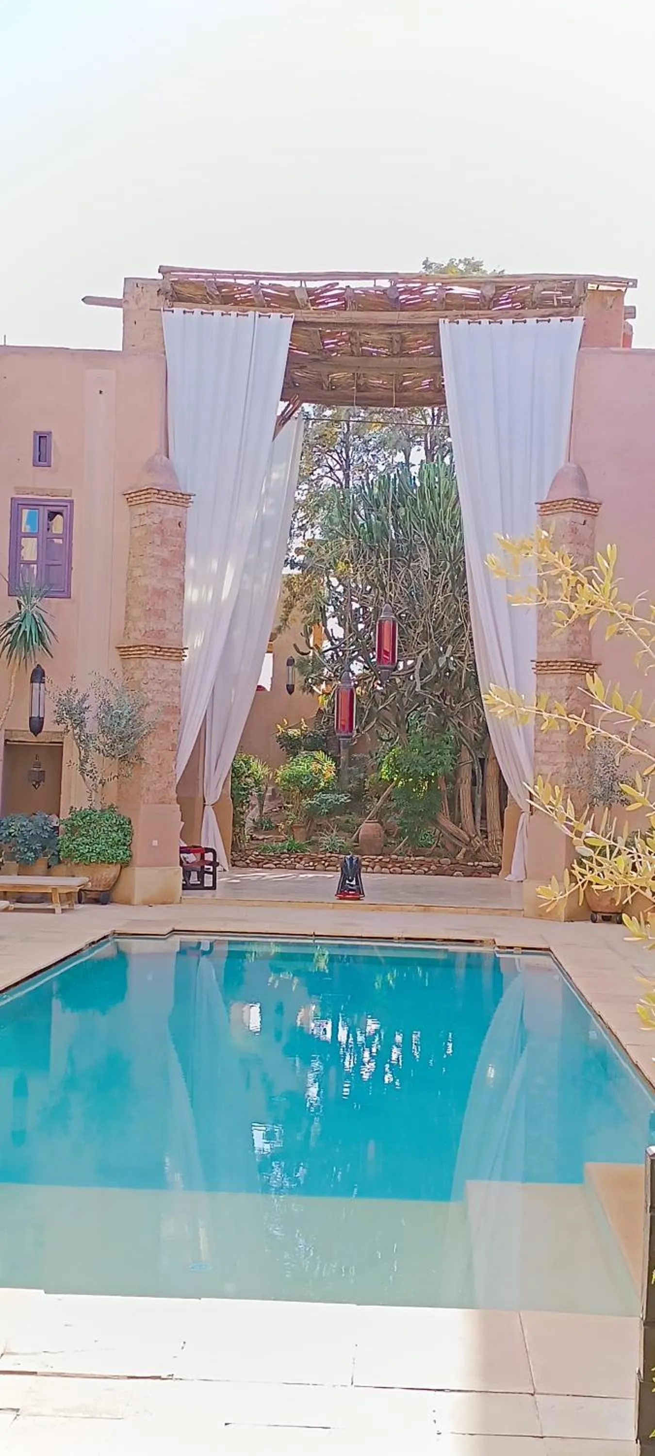 Pool view in Caravan Serai