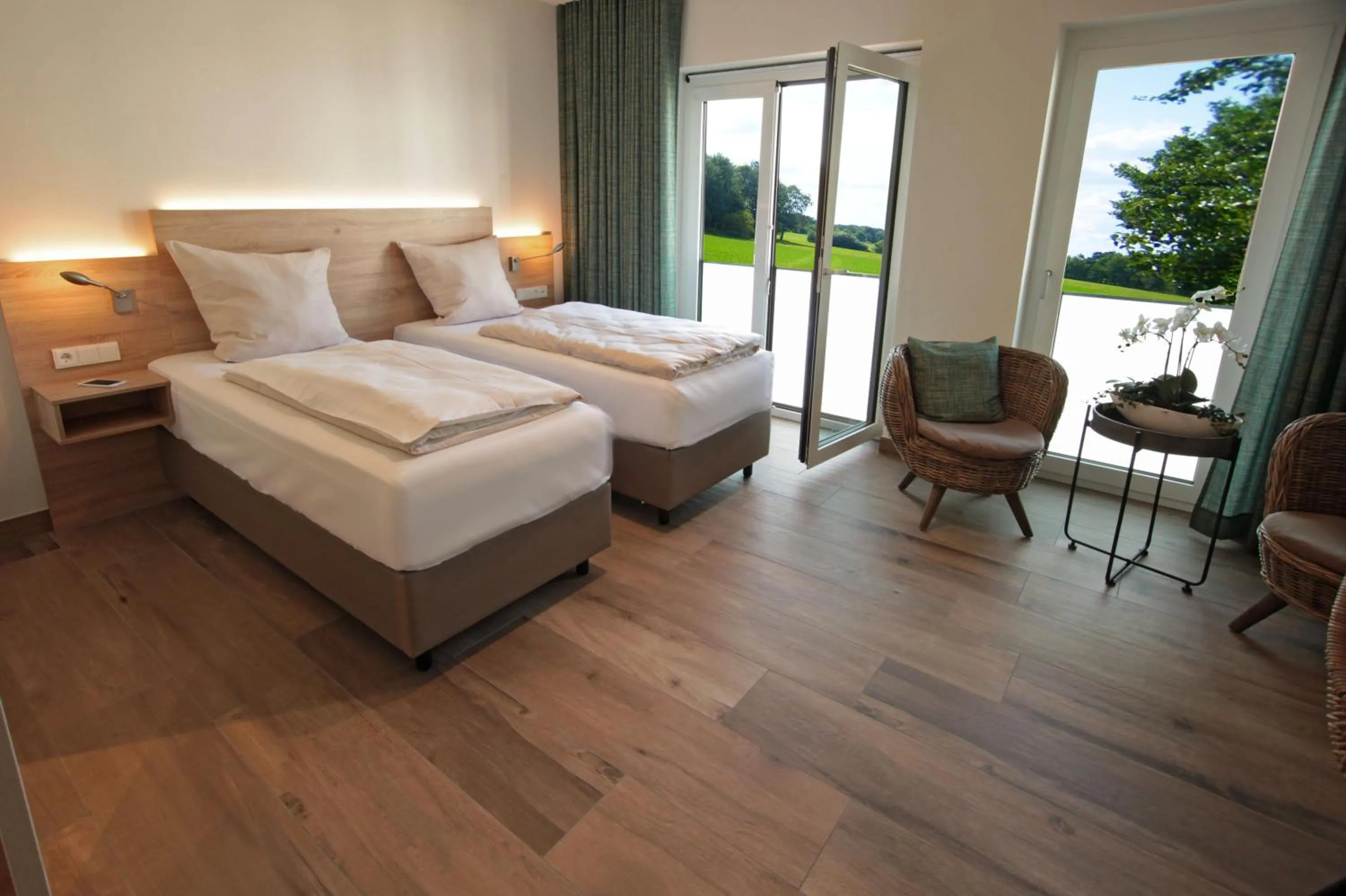 Bed in Hotel Weinhaus Möhle