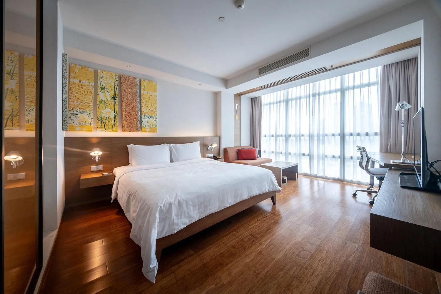 Bed in Pullman Bangkok King Power