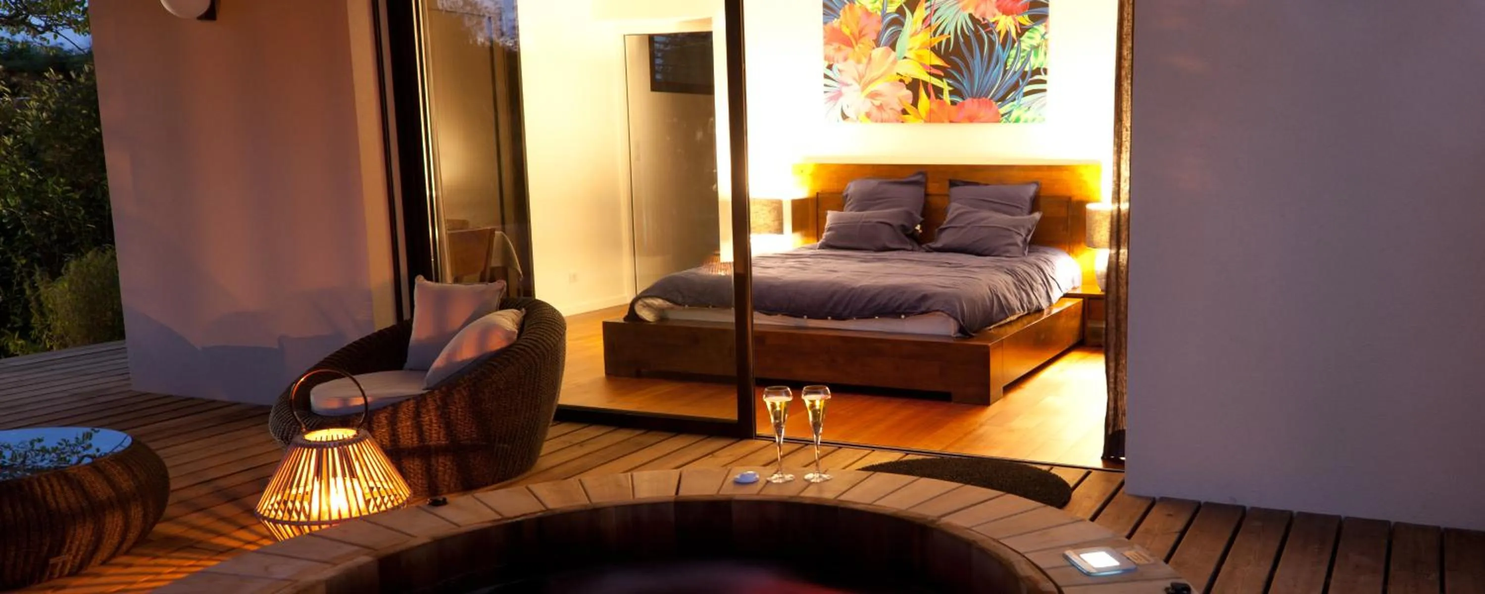 Balcony/Terrace, Bed in Villa Margaux