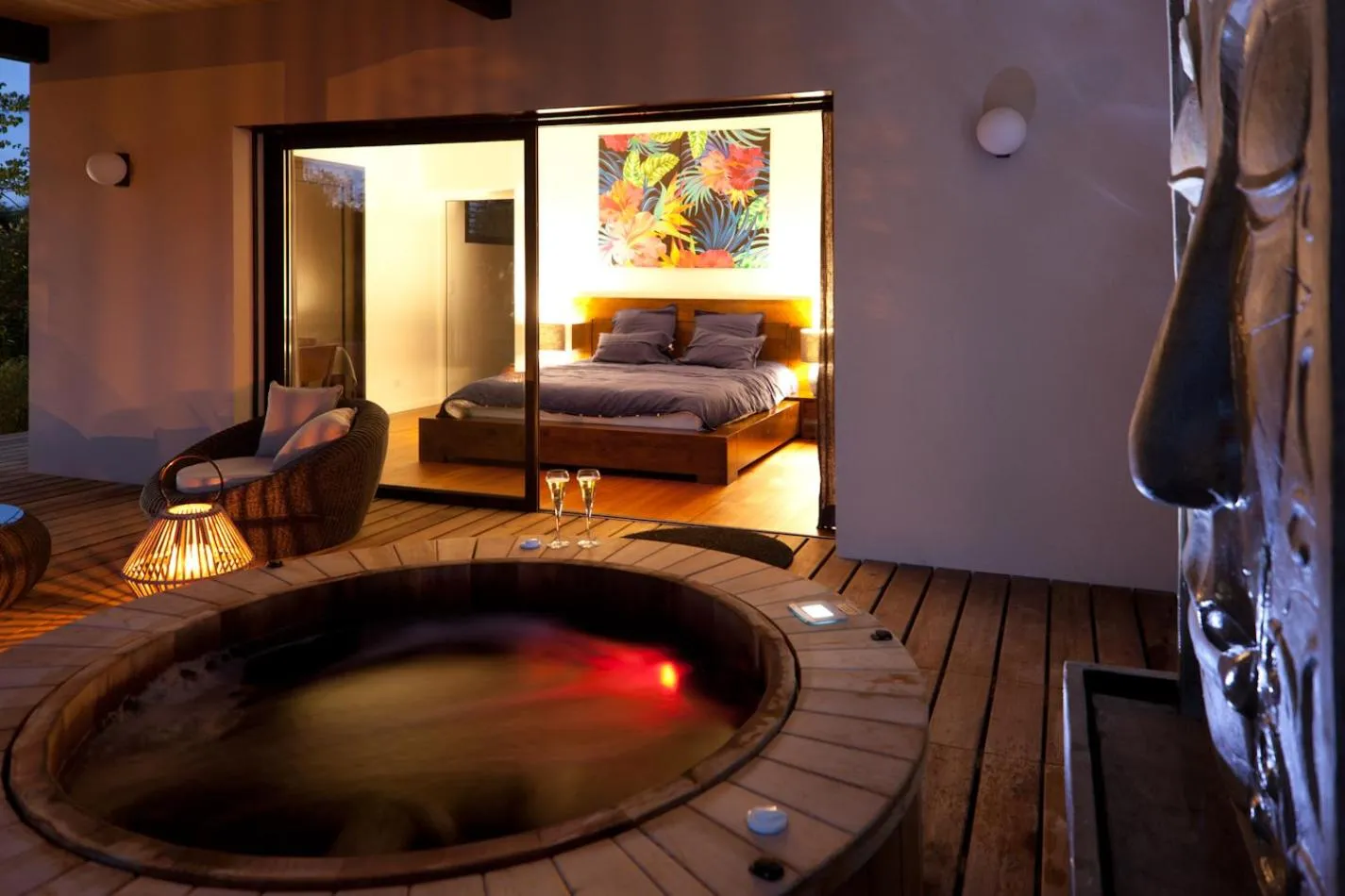 Bed in Villa Margaux