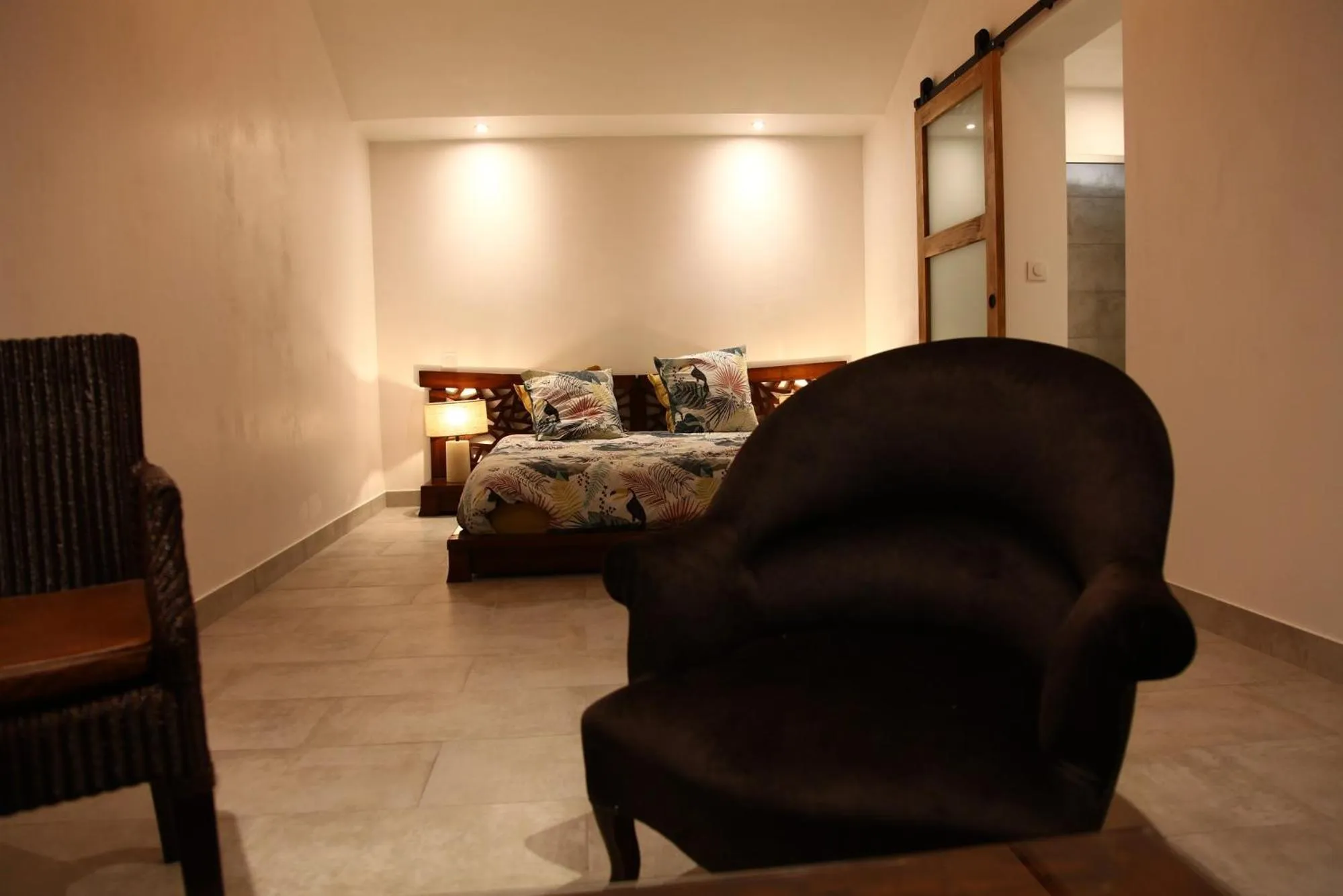 Bedroom, Bed in Villa Margaux