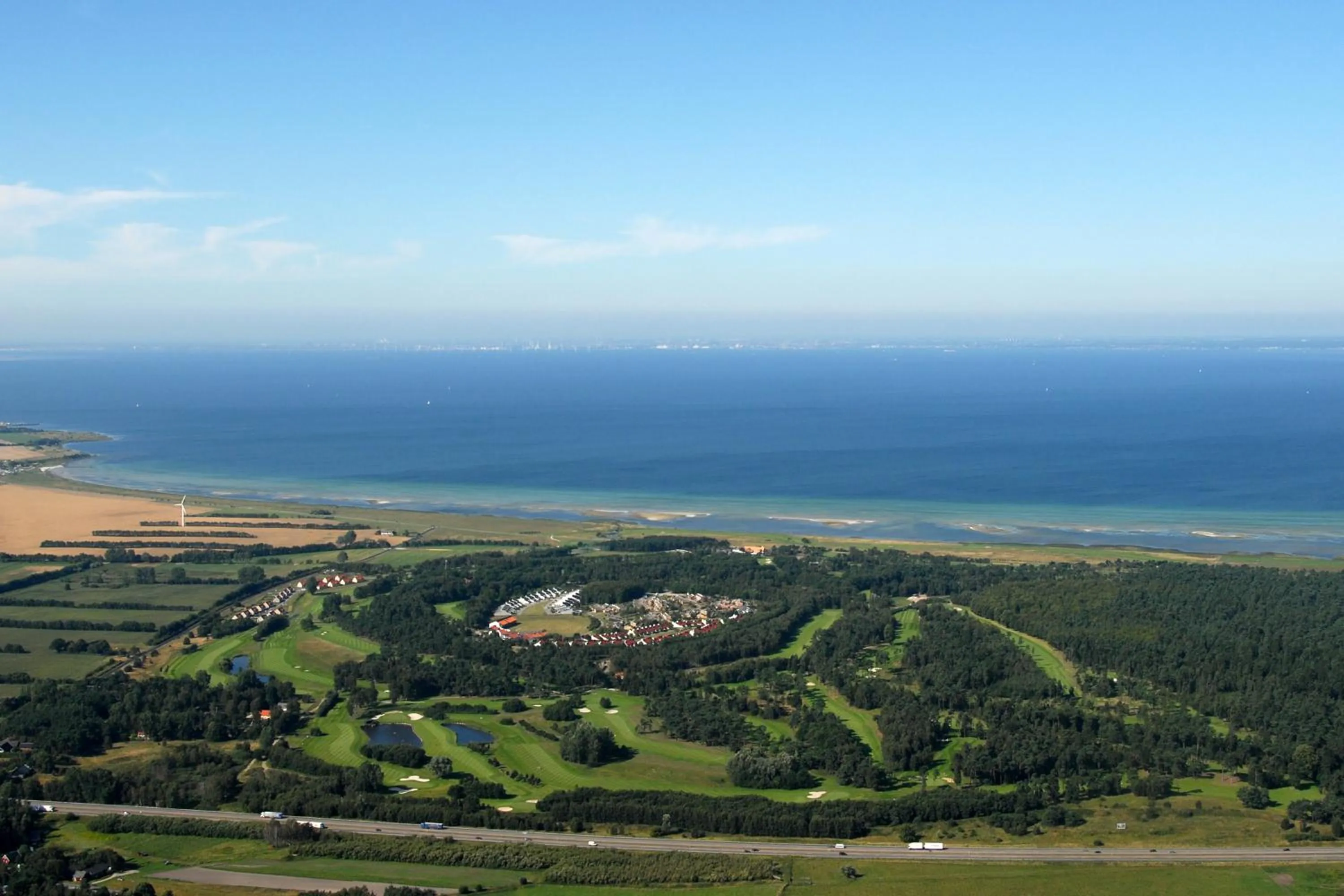 Bird's eye view in Barsebäck Resort Hotell
