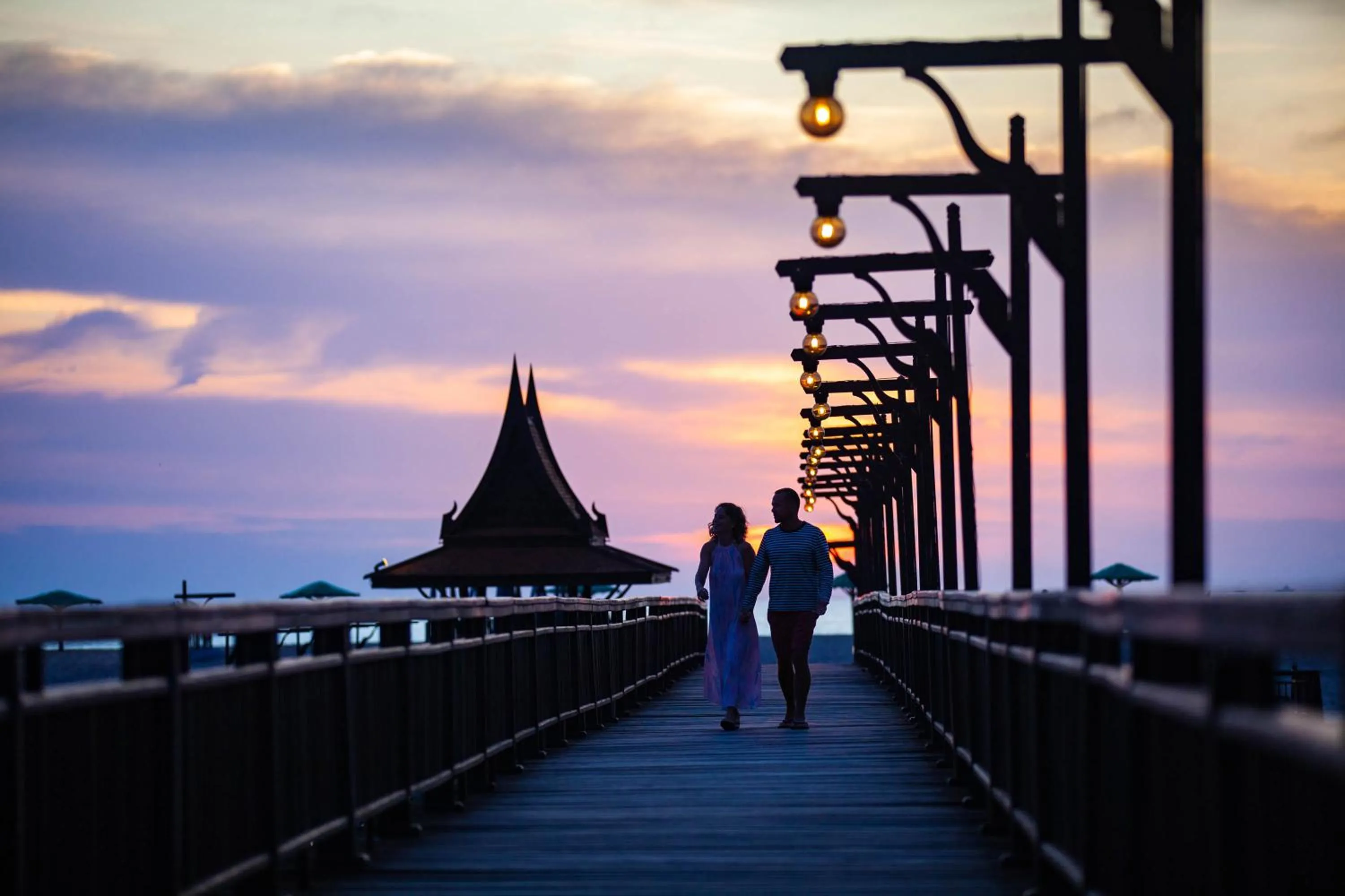 Sunset in The Hotspring Beach Resort & Spa - SHA Extra Plus