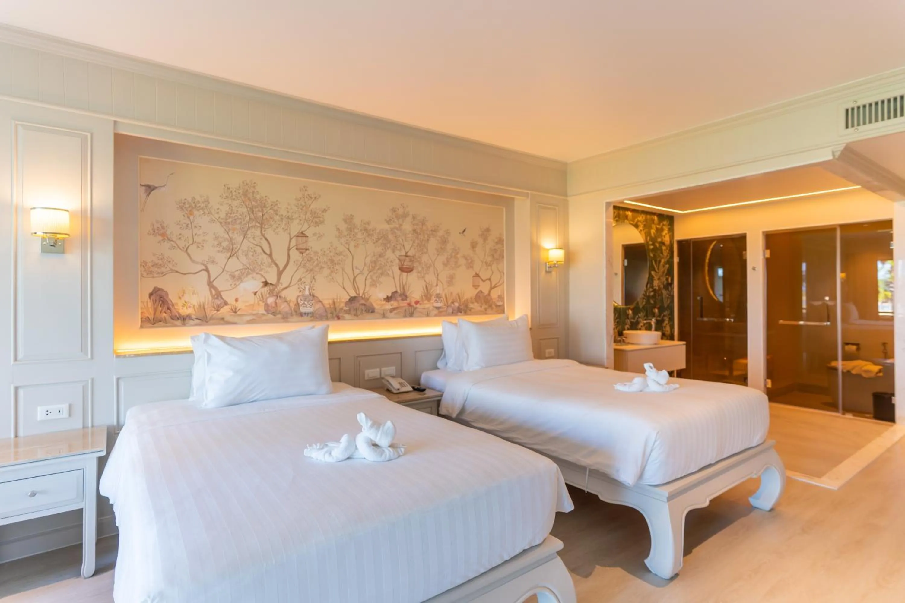 Bed in The Hotspring Beach Resort & Spa - SHA Extra Plus