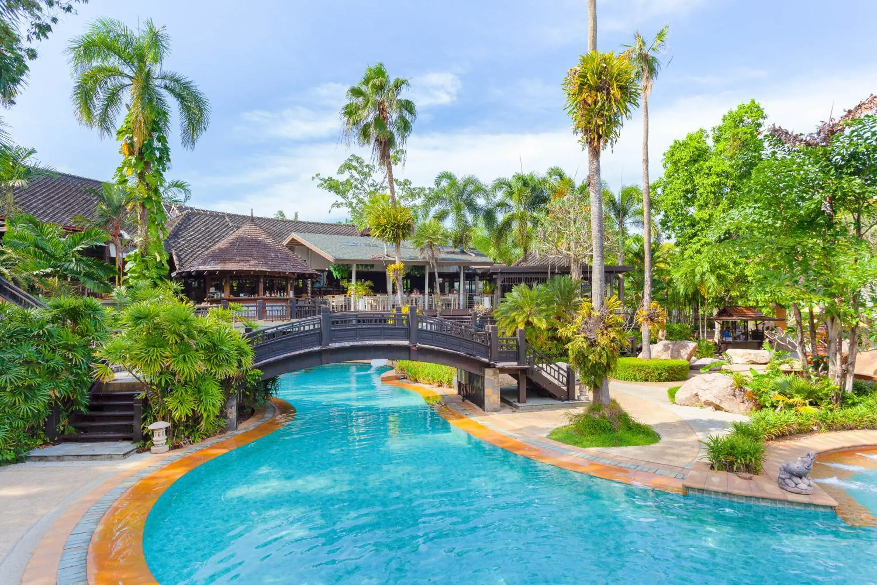 Pool view in The Hotspring Beach Resort & Spa - SHA Extra Plus Pool view in The Hotspring Beach Resort & Spa - SHA Extra Plus