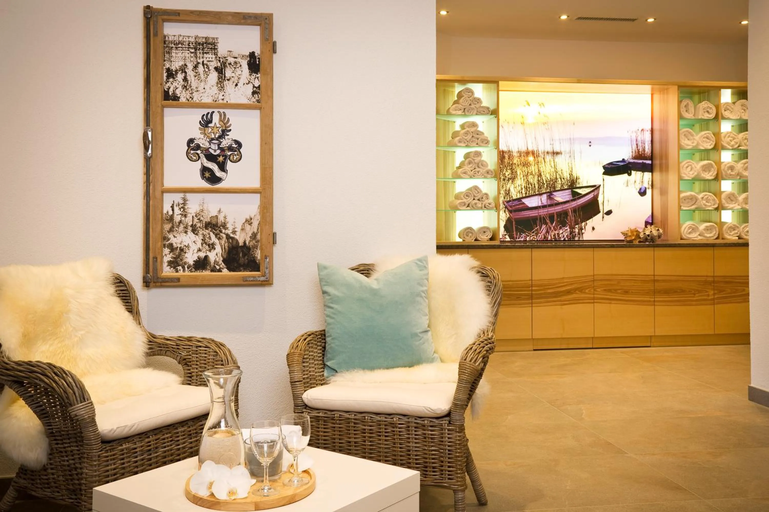 Sauna in Landhotel Schwarzenbach - Wellness & Spa