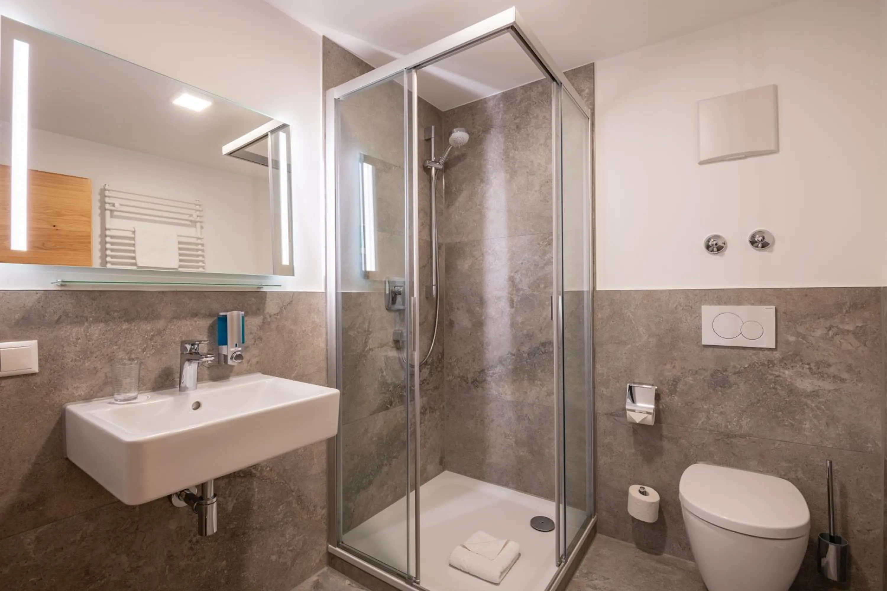 Shower in Landhotel Schwarzenbach - Wellness & Spa