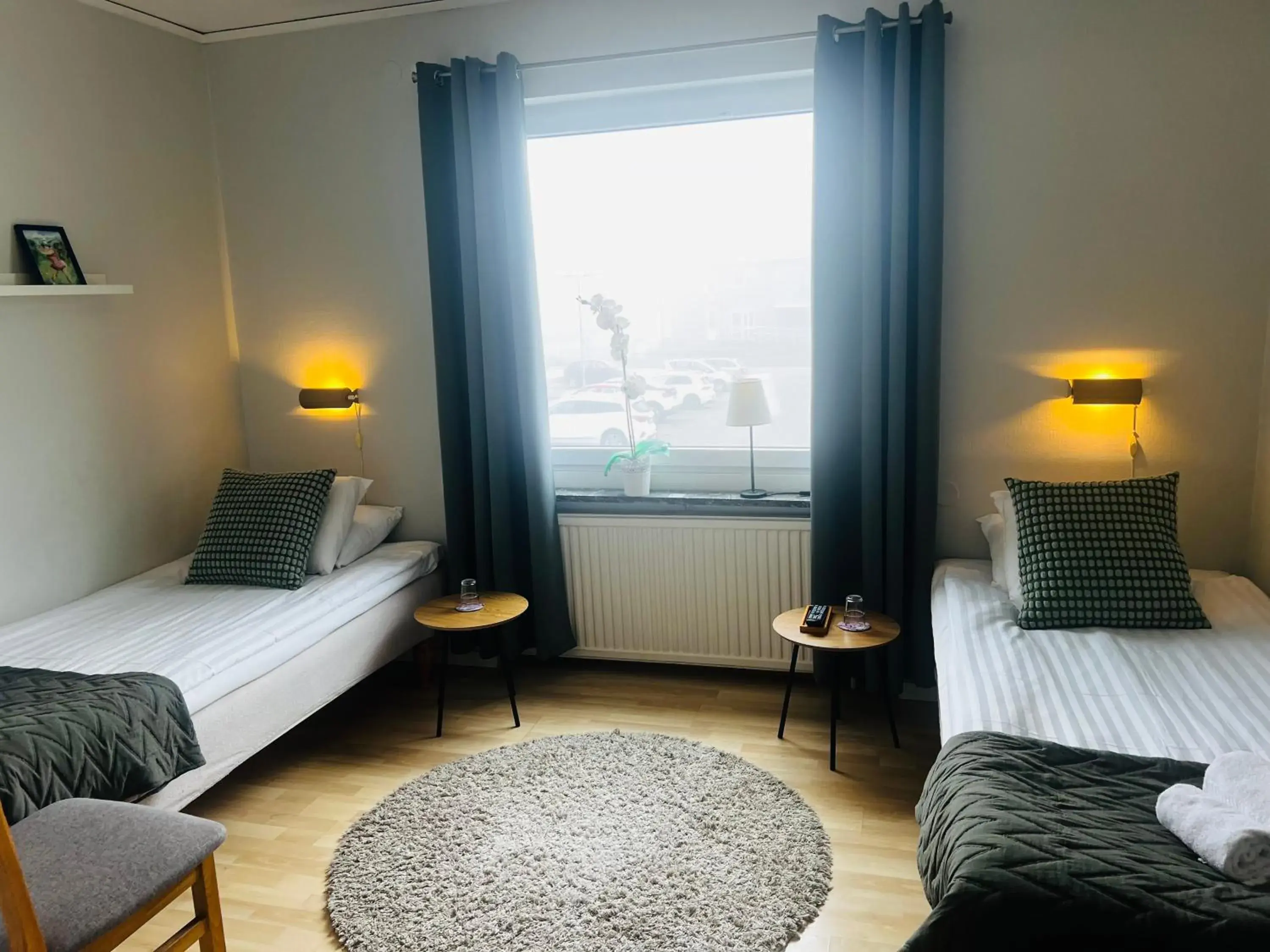 Double room with 55 in double bed with shared WC and shower in Aurora Bed & Breakfast Double room with 55 in double bed with shared WC and shower in Aurora Bed & Breakfast