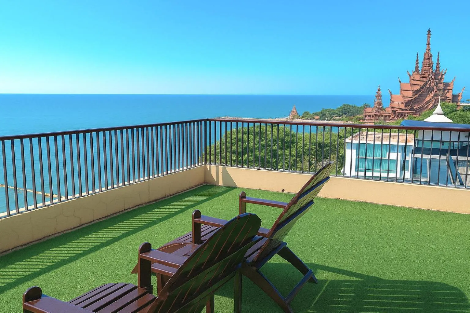 Balcony/Terrace in Garden Cliff Resort And Spa