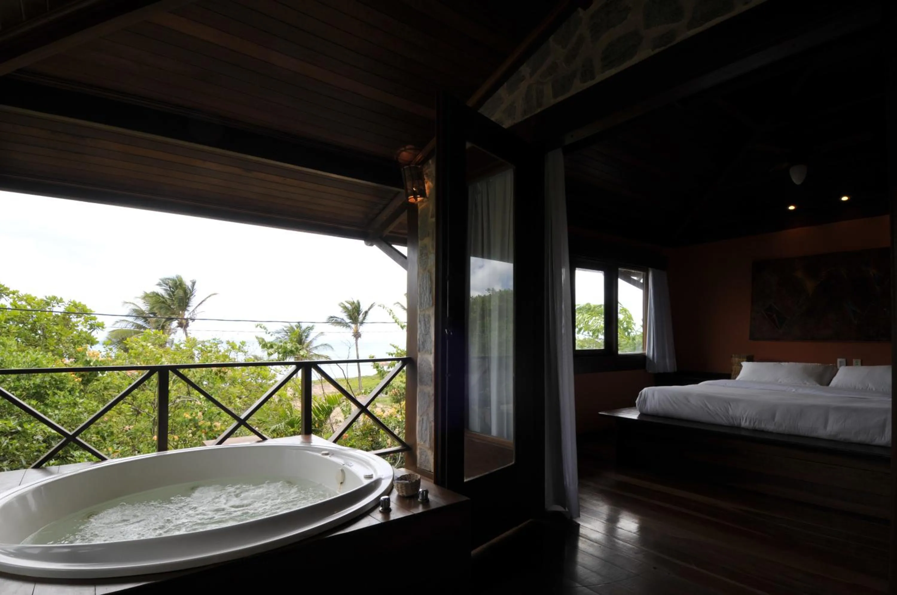 Hot Spring Bath, Bed in Sombra e Água Fresca Resort