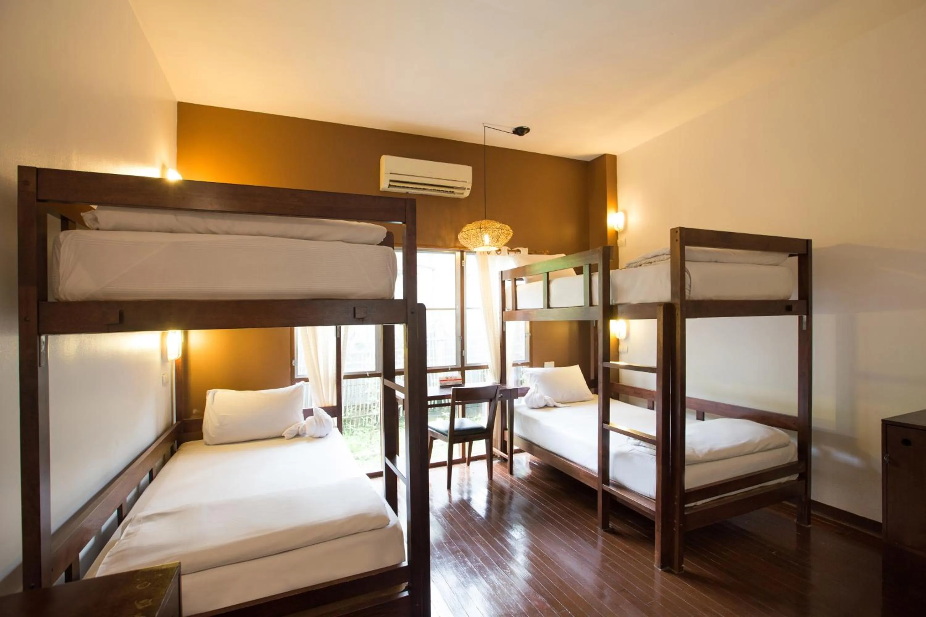 Bed in Eco Resort Chiang Mai