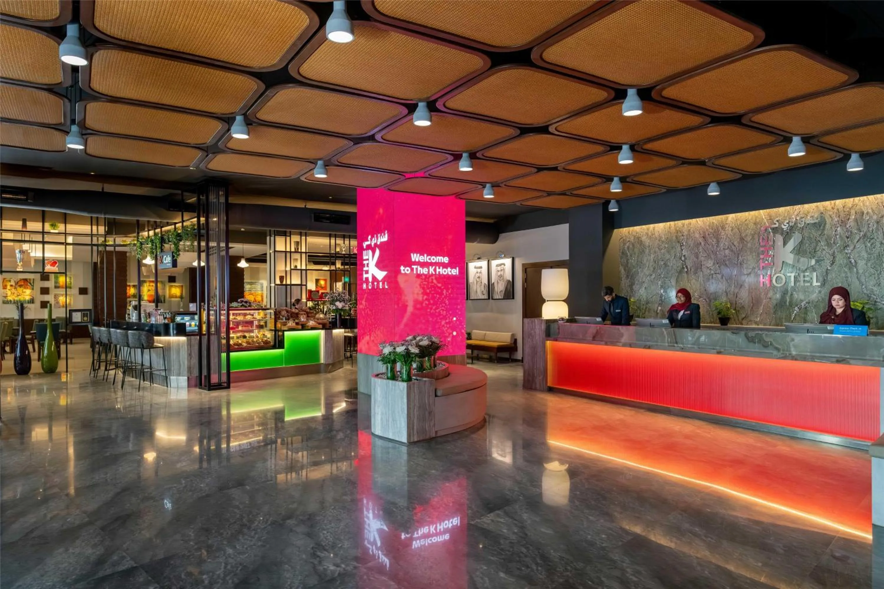 Lobby or reception in The K Hotel