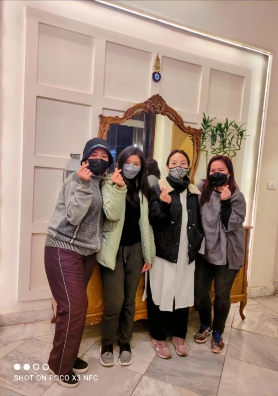 People in Paris Hotel Cairo