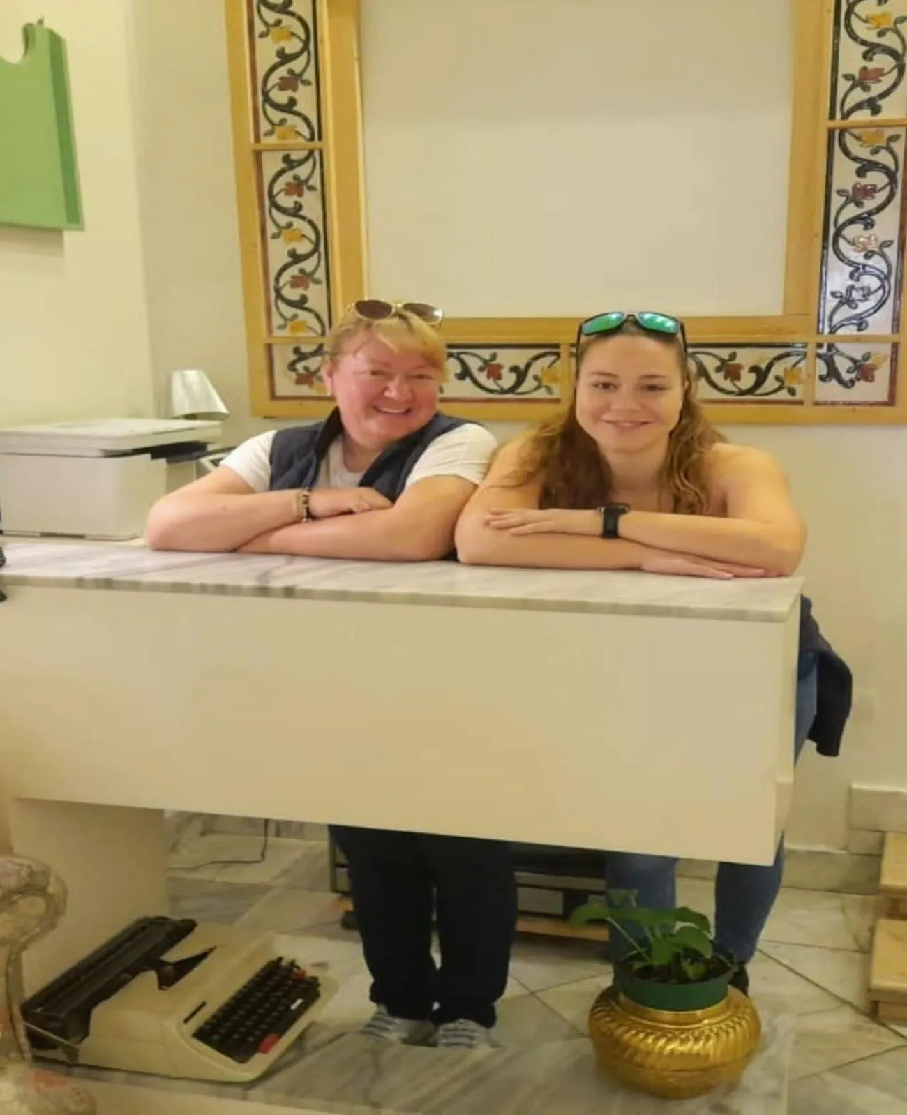 People in Paris Hotel Cairo