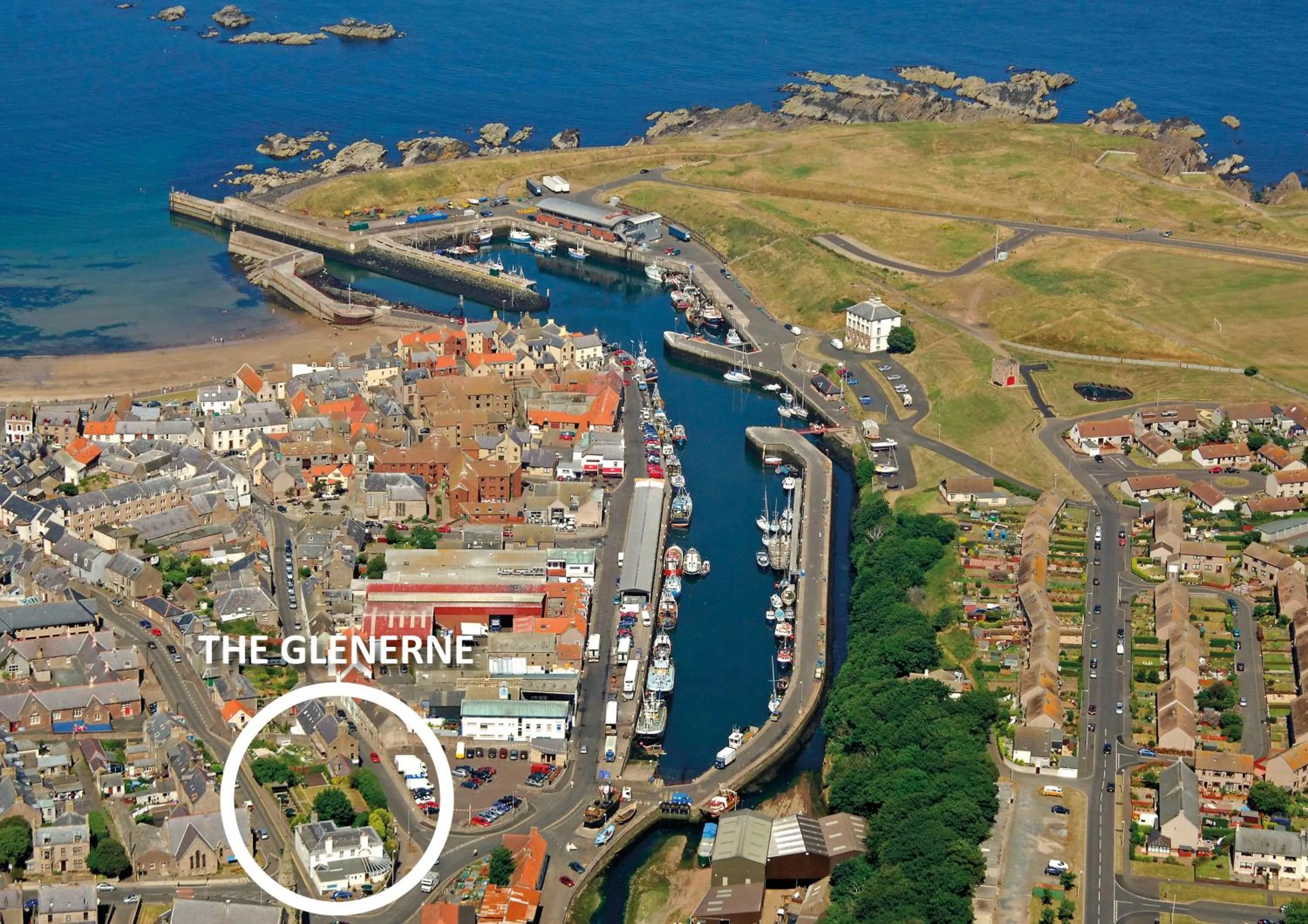 Bird's eye view in The Glenerne