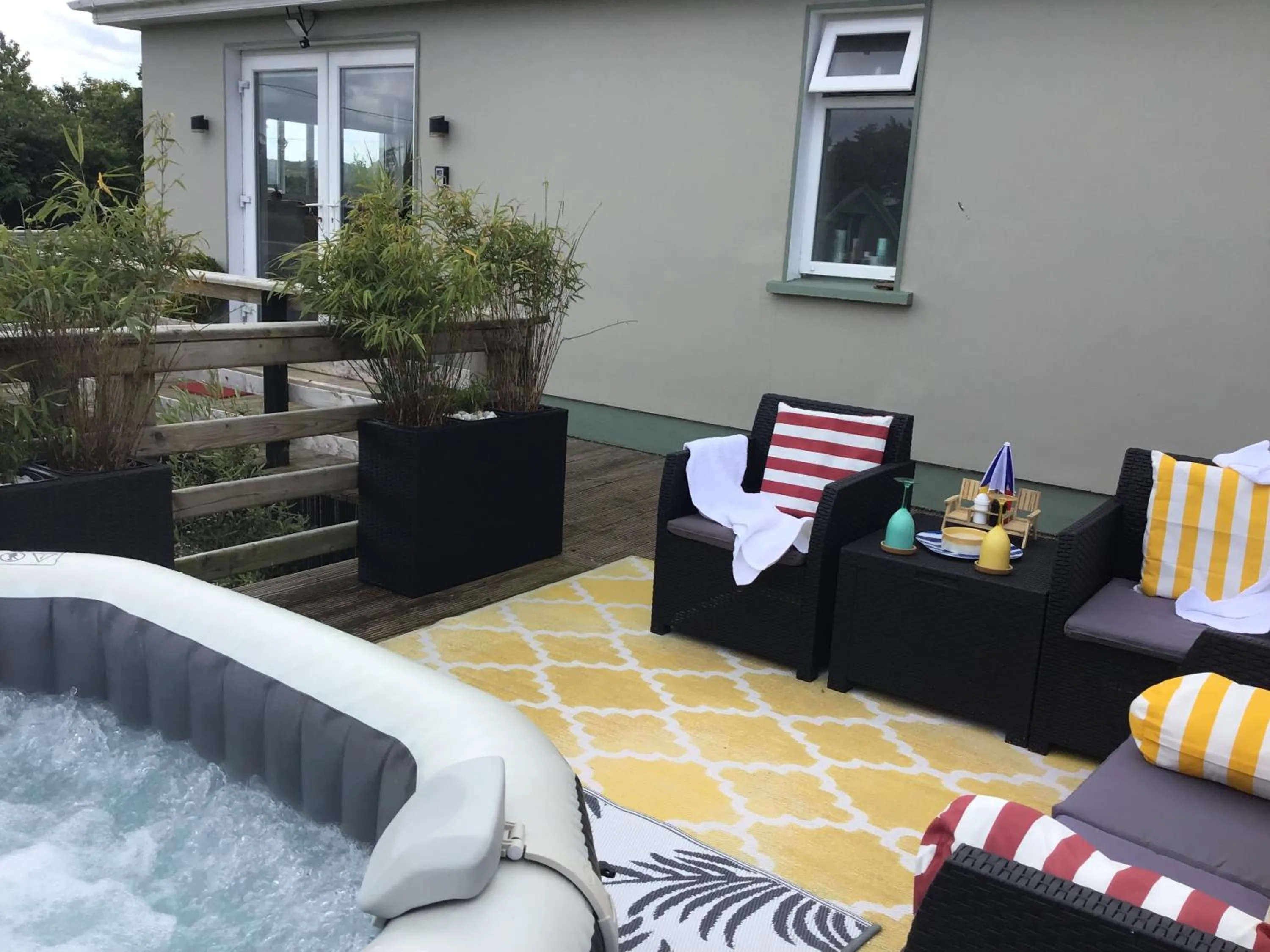 Patio in Hillcrest House Self Catering Apartments