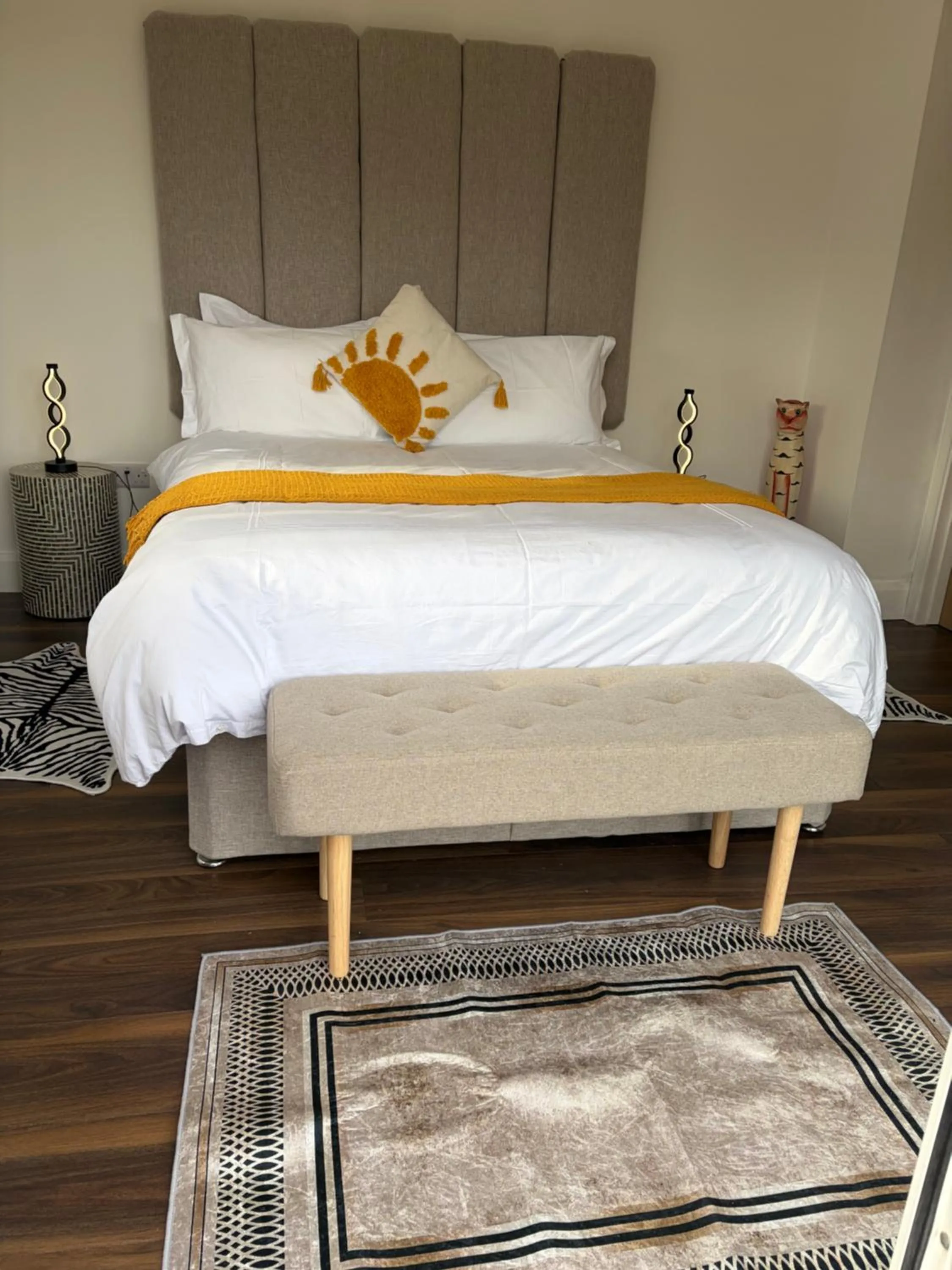 Bed in Hillcrest House Self Catering Apartments
