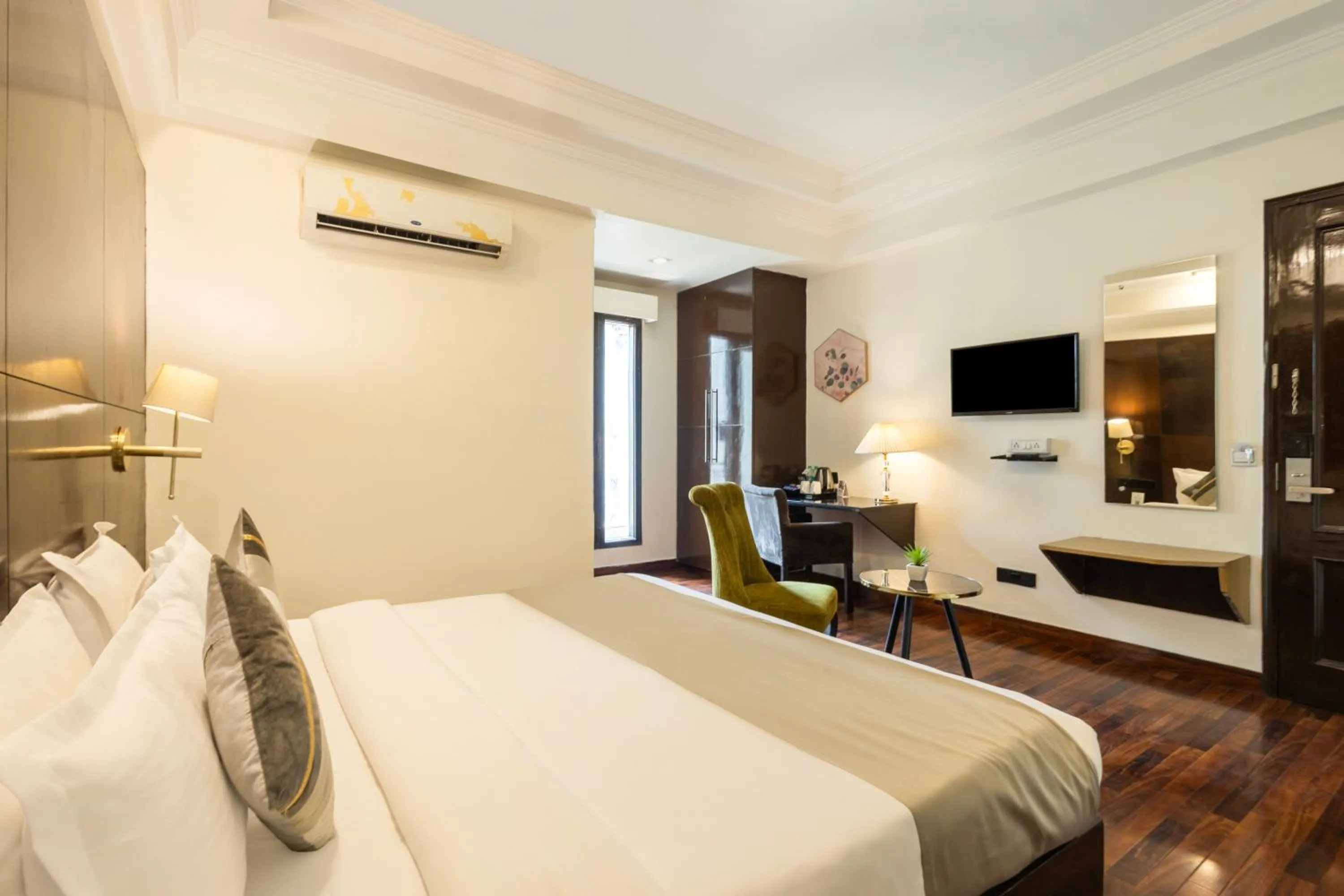 Bedroom, Bed in The Orion - Greater Kailash