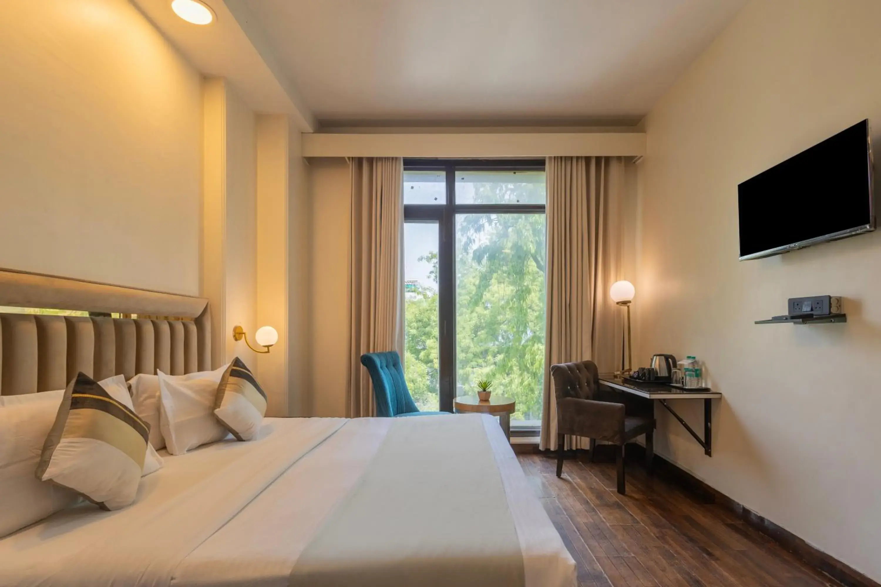 Bedroom, Bed in The Orion - Greater Kailash Bedroom, Bed in The Orion - Greater Kailash