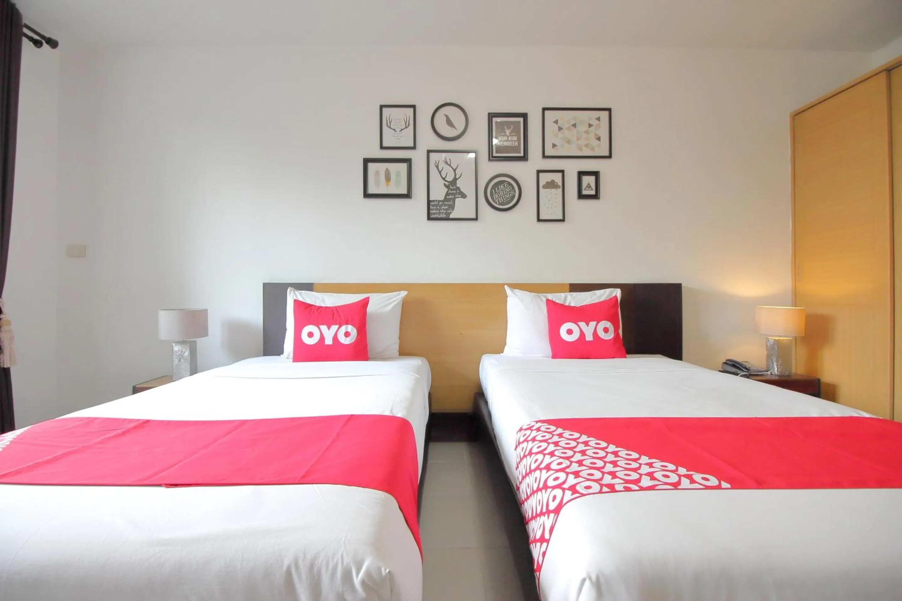 Bedroom in Super OYO Capital O 564 Nature Boutique Hotel