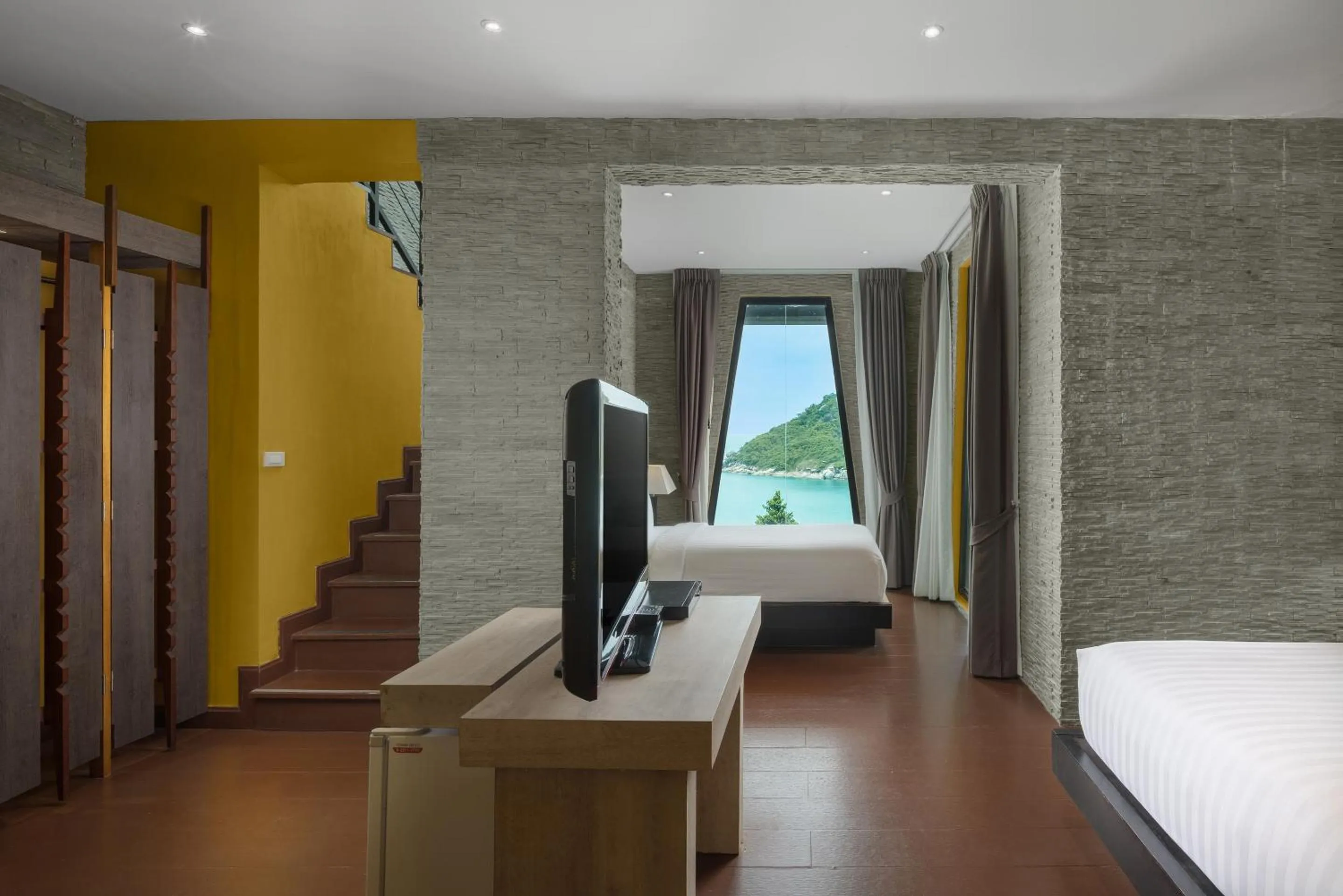 Bedroom, Bed in Panviman Resort Koh Phangan