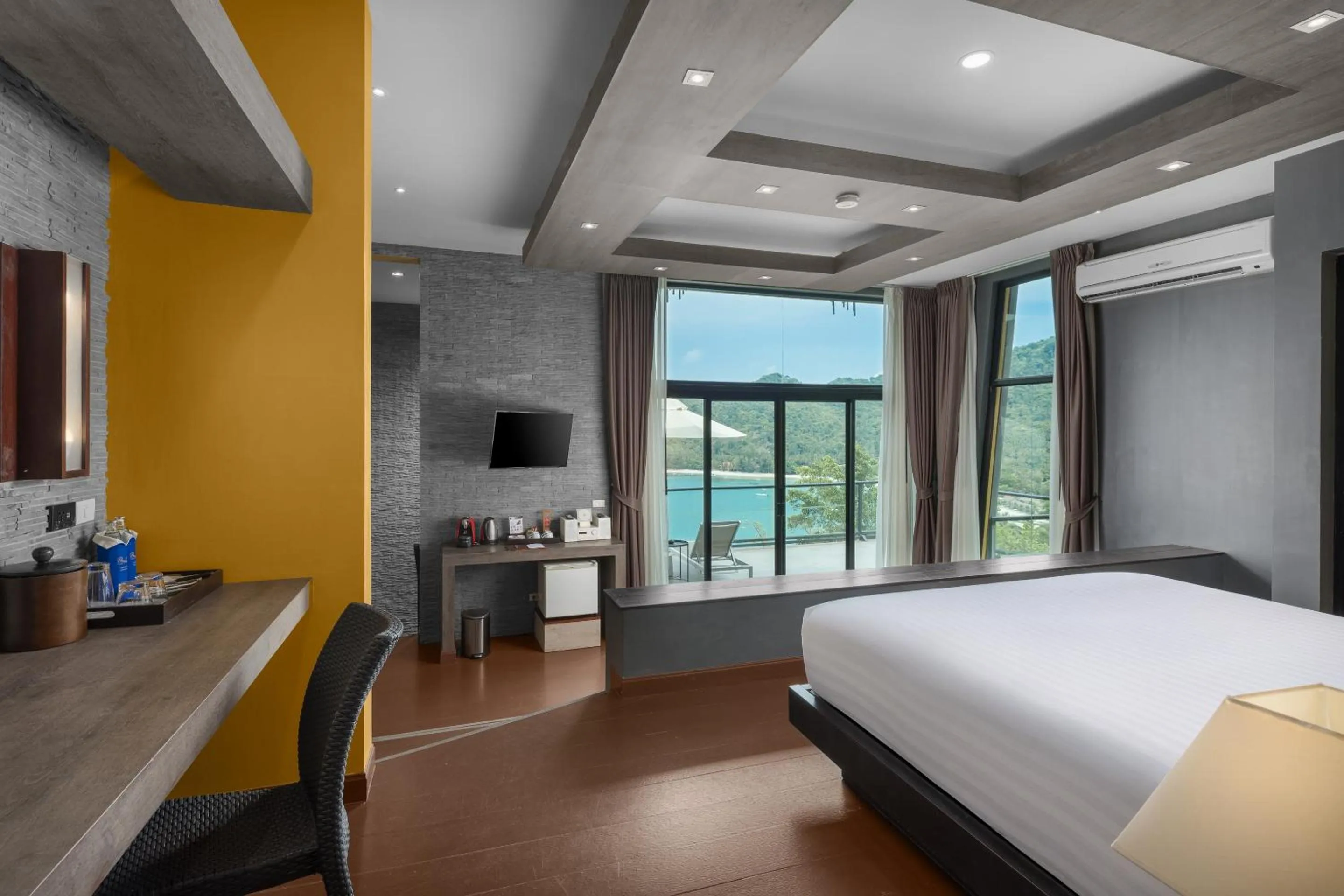 Bedroom, Bed in Panviman Resort Koh Phangan