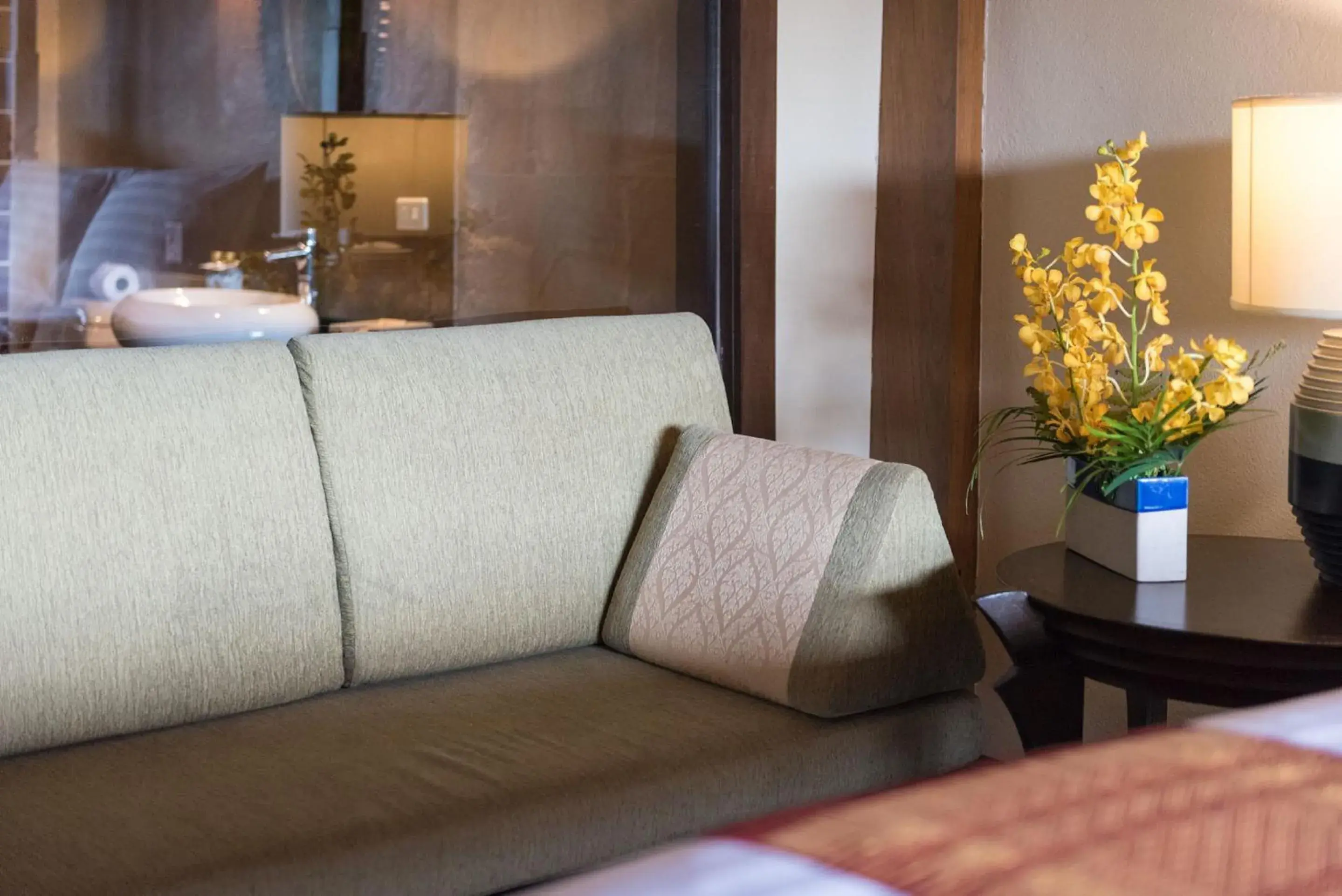 Seating area, Bed in Panviman Resort Koh Phangan Seating area, Bed in Panviman Resort Koh Phangan