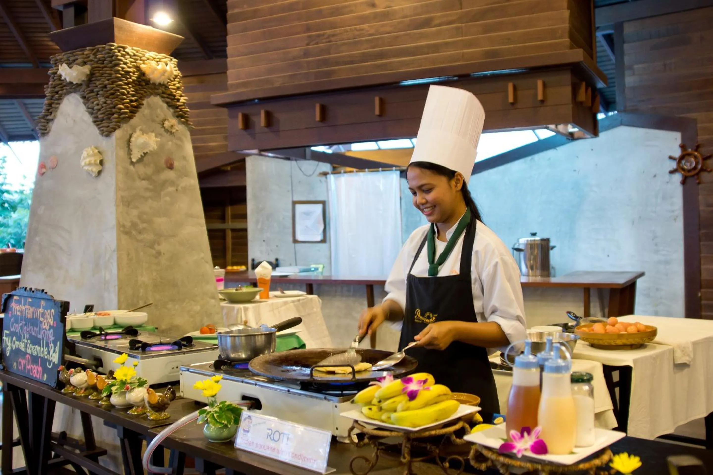 Breakfast in Panviman Resort Koh Phangan