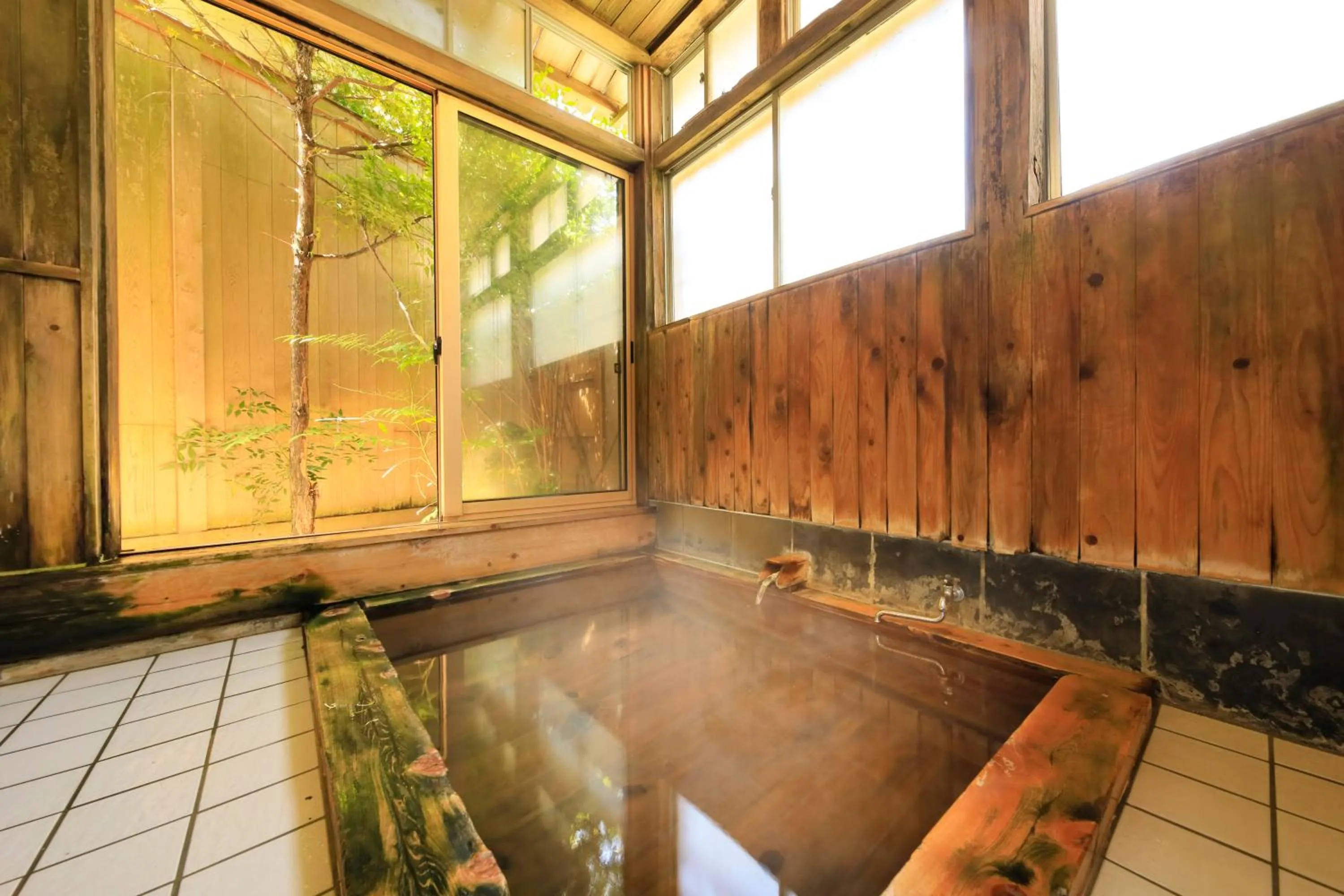 Hot Spring Bath in Yudanaka Seifuso