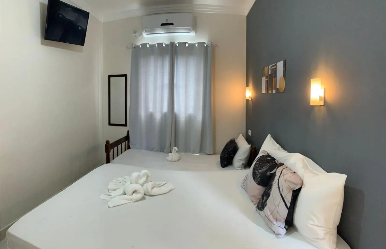 Bed in Pousada Recanto Som do Mar