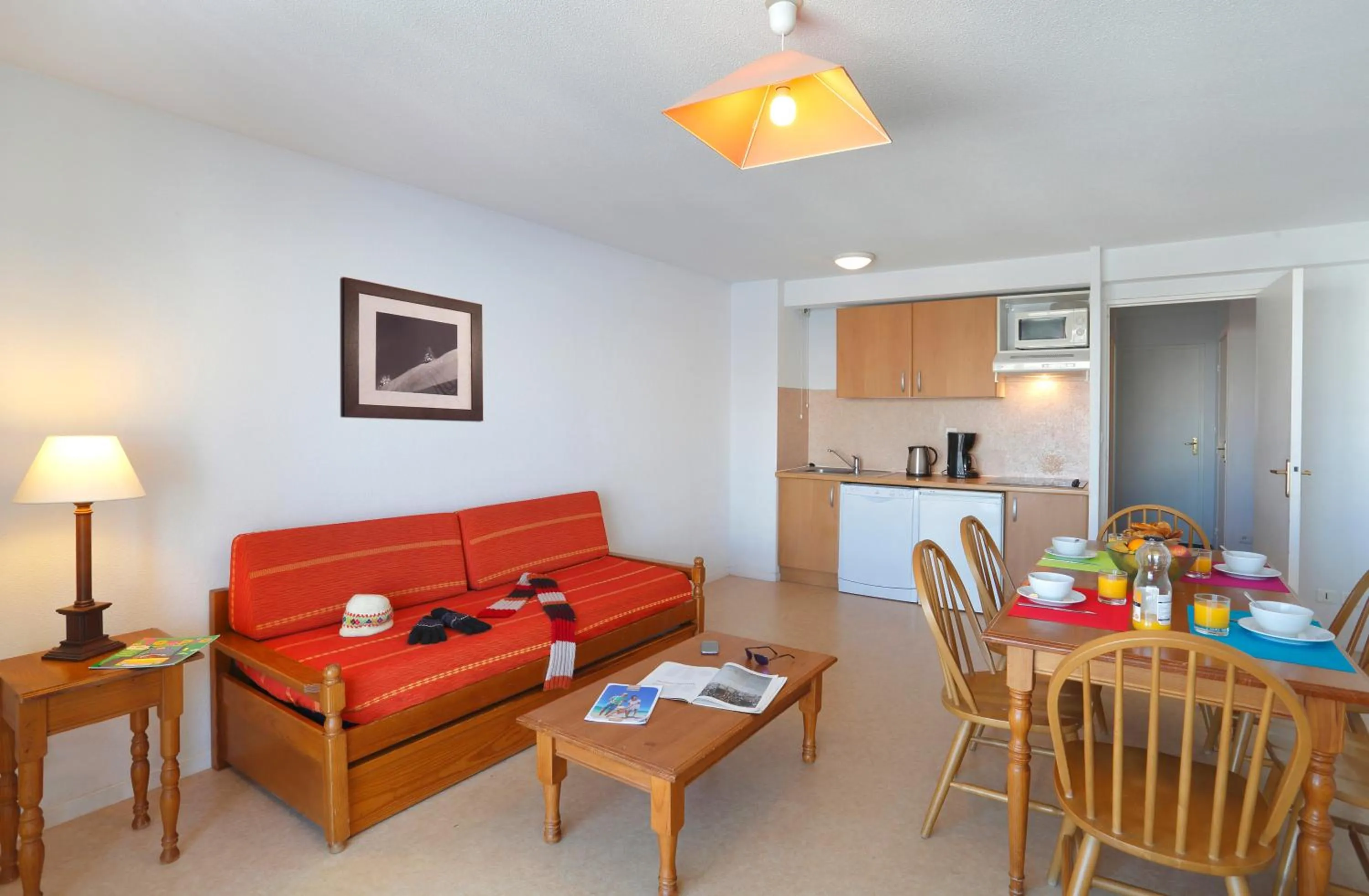 Kitchen or kitchenette in Résidence Néméa Royal Peyragudes