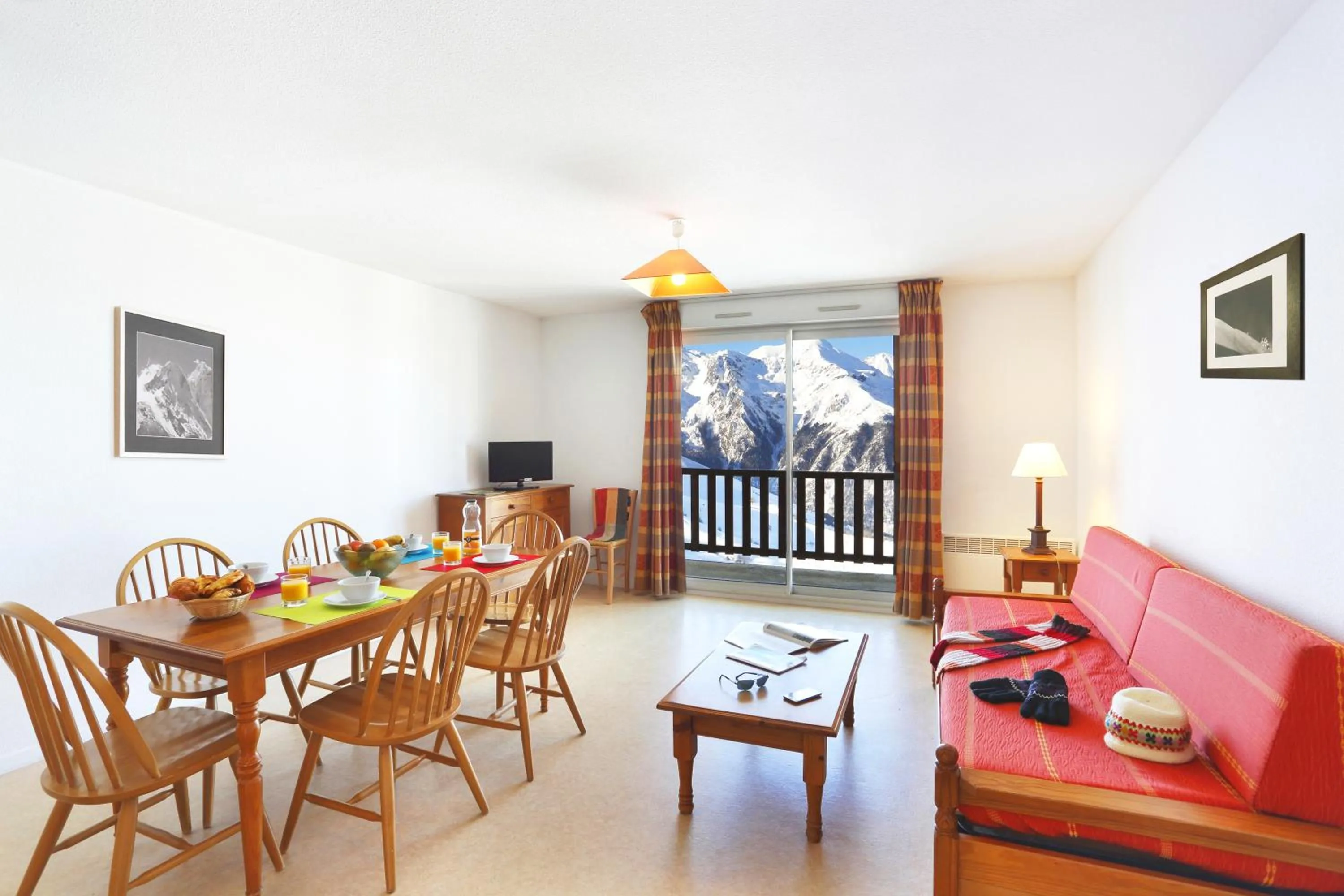 Balcony/Terrace in Résidence Néméa Royal Peyragudes