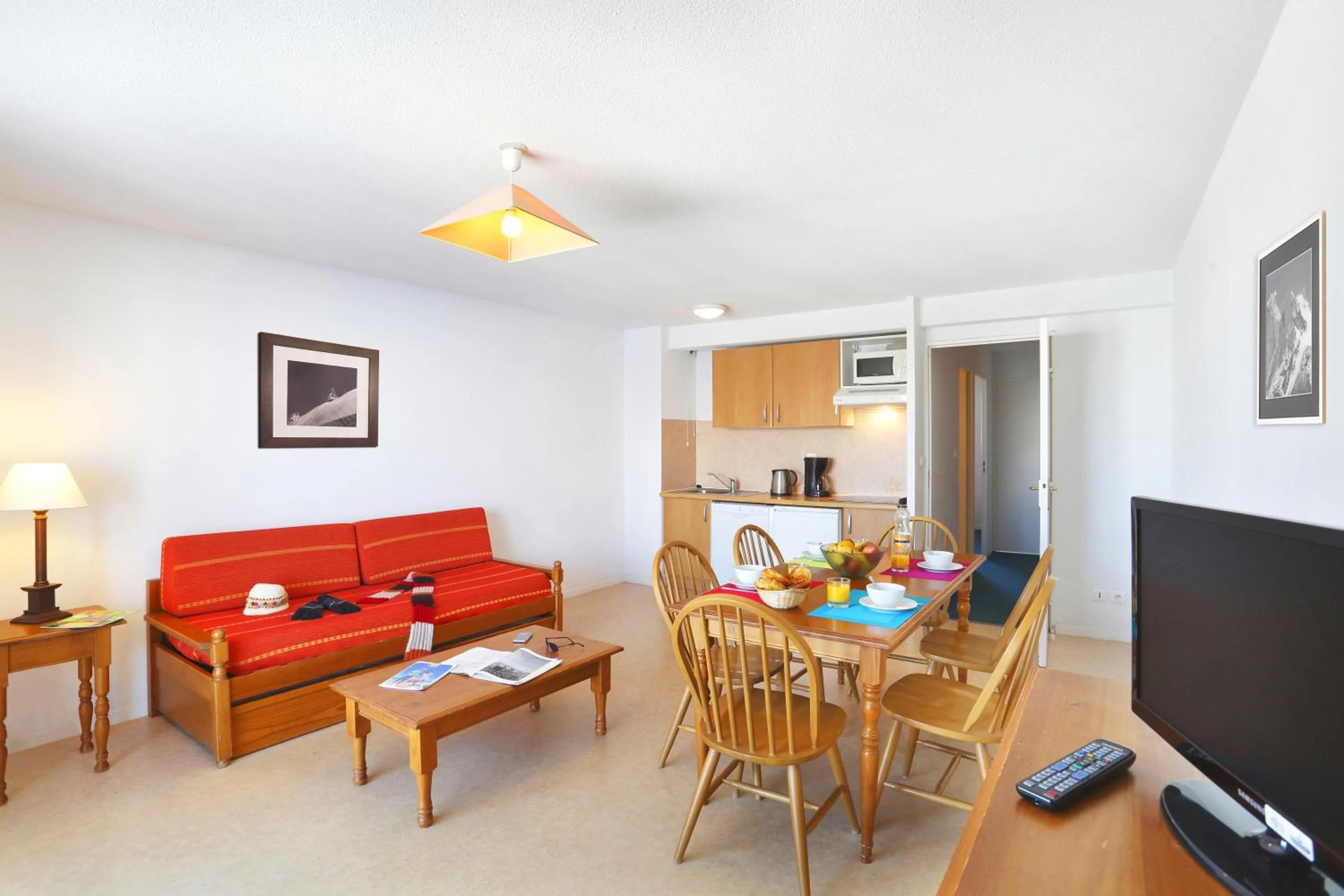 Kitchen or kitchenette in Résidence Néméa Royal Peyragudes