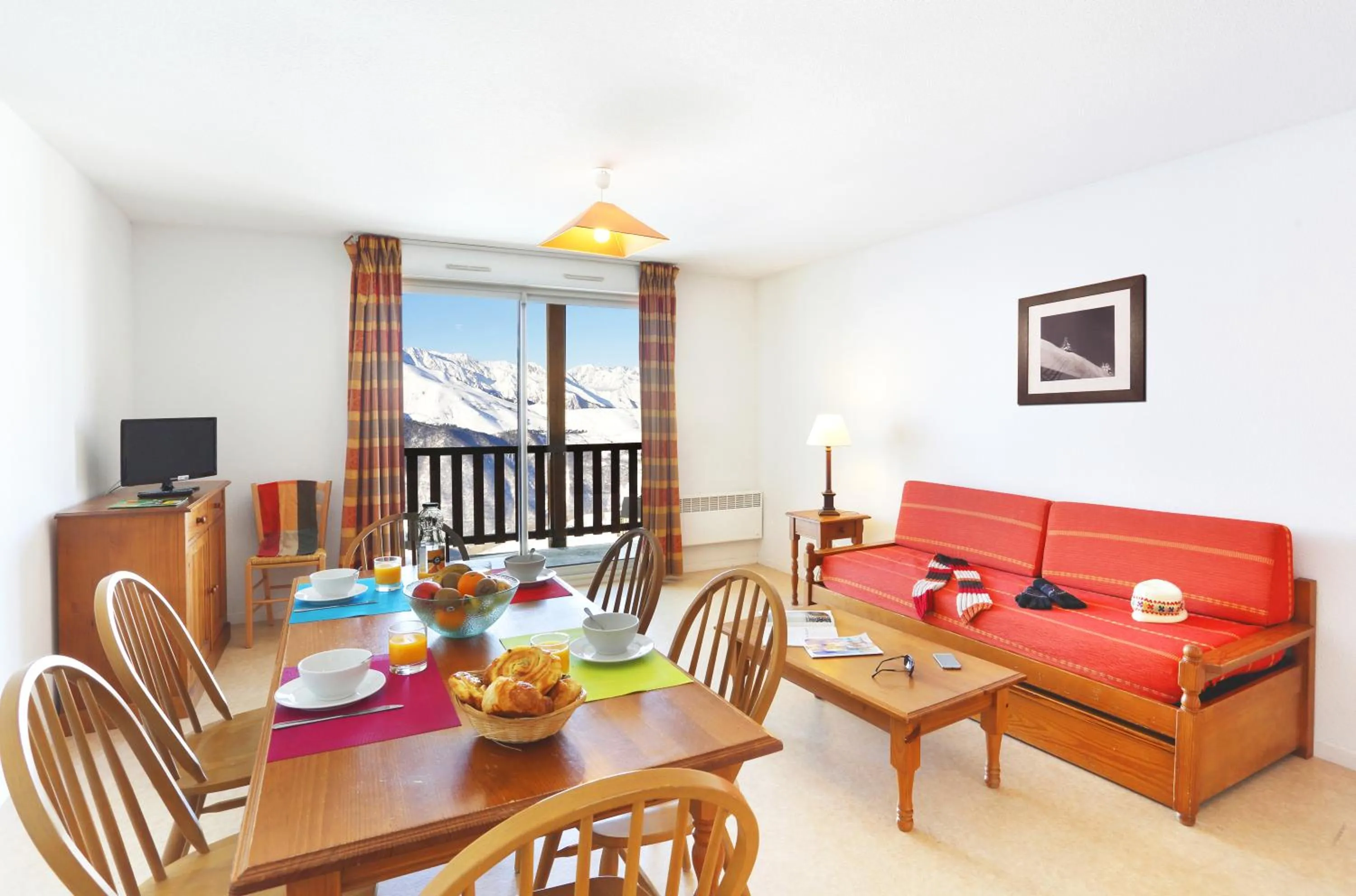 Balcony/Terrace in Résidence Néméa Royal Peyragudes