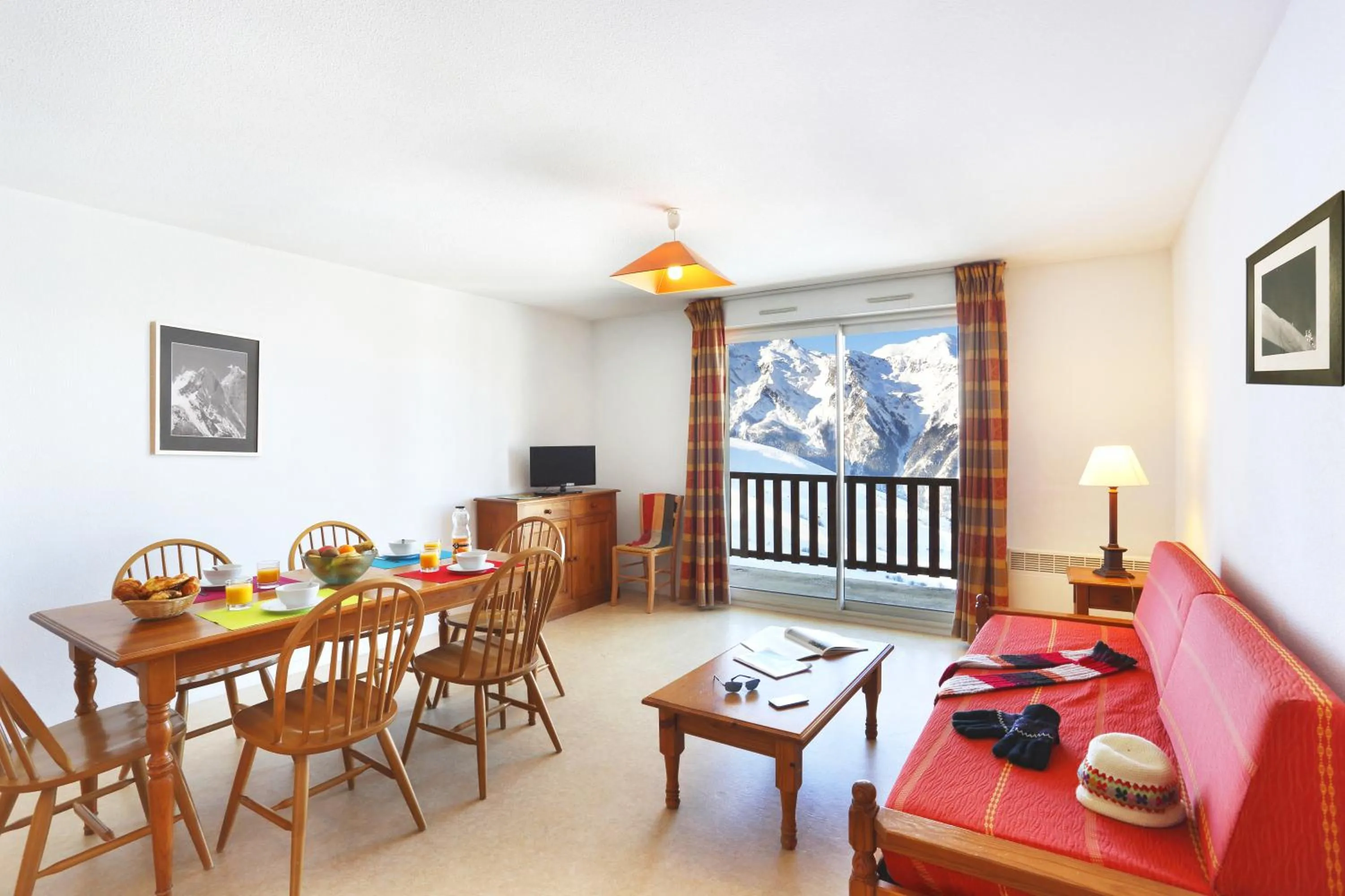 Balcony/Terrace in Résidence Néméa Royal Peyragudes