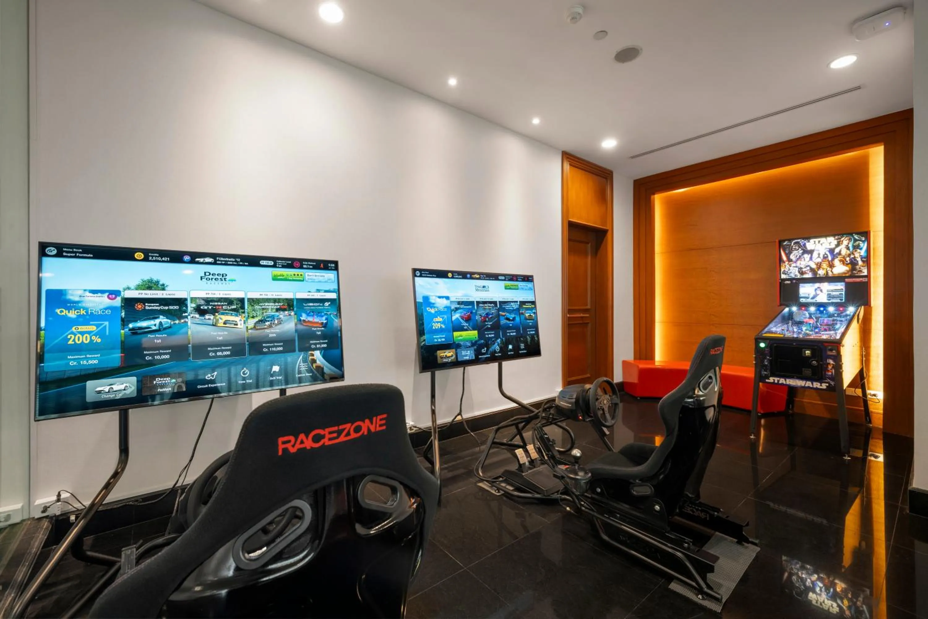 Game Room in Grande Centre Point Hotel Ratchadamri Bangkok