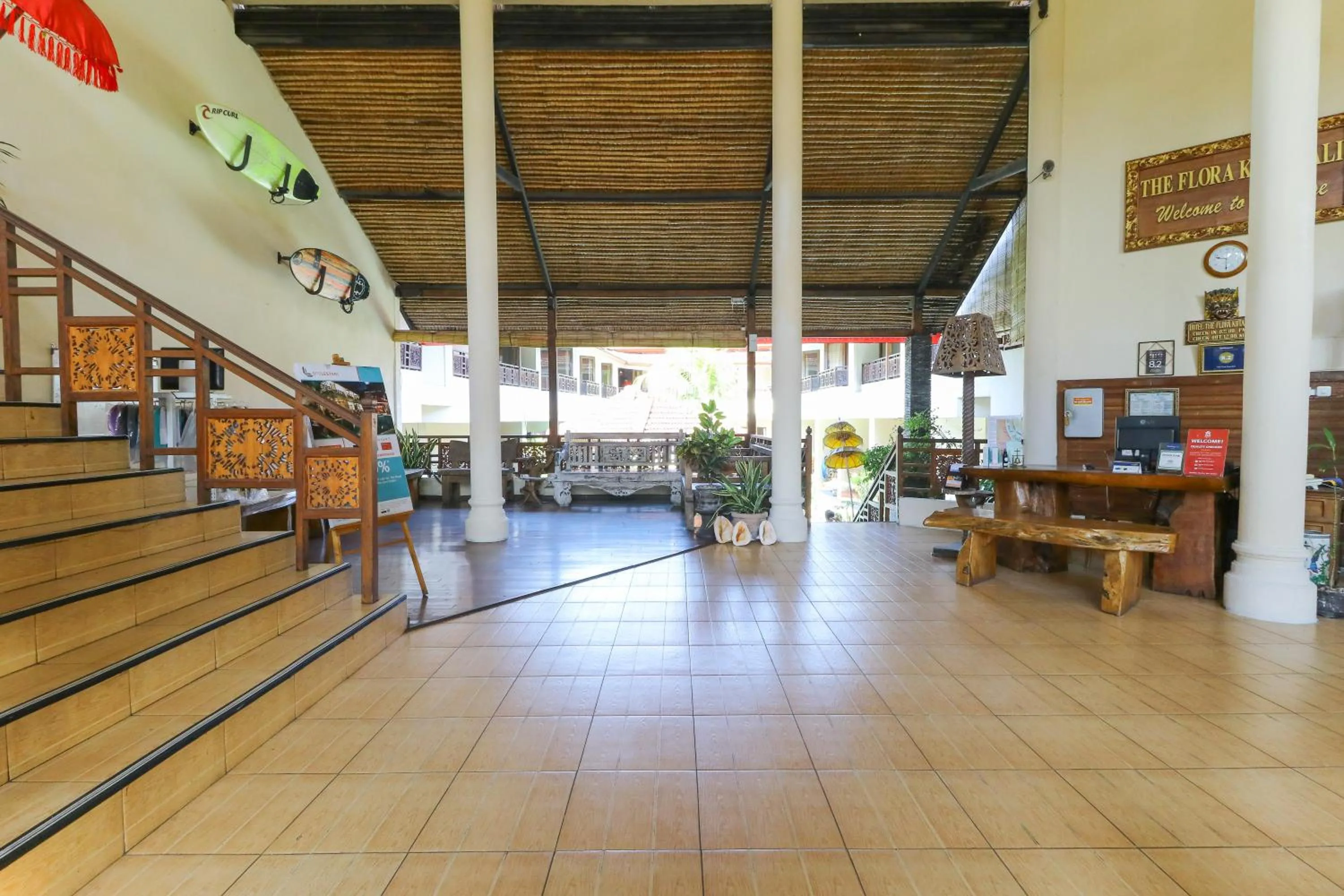 Lobby or reception in The Flora Kuta Bali