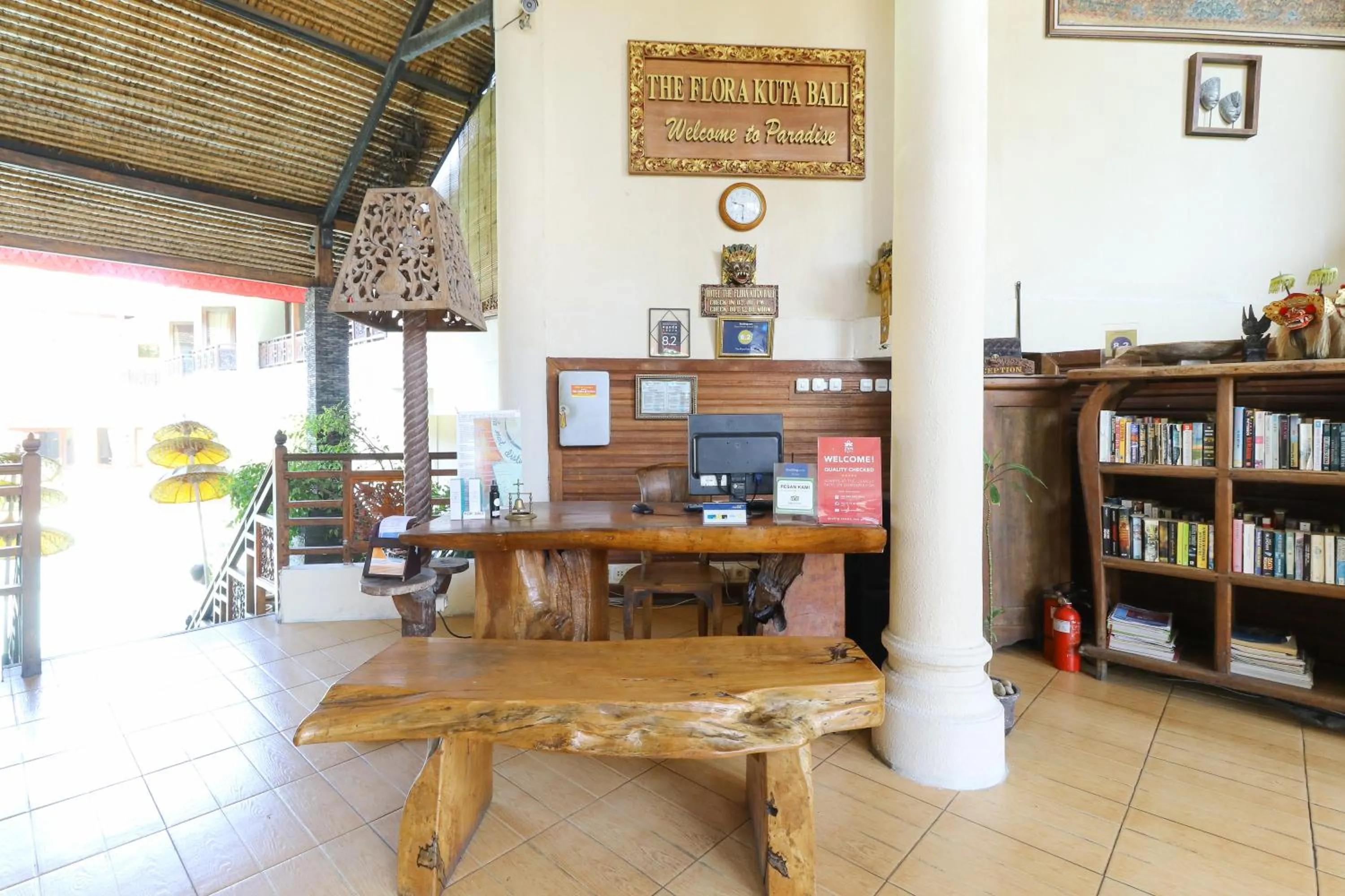Lobby or reception in The Flora Kuta Bali