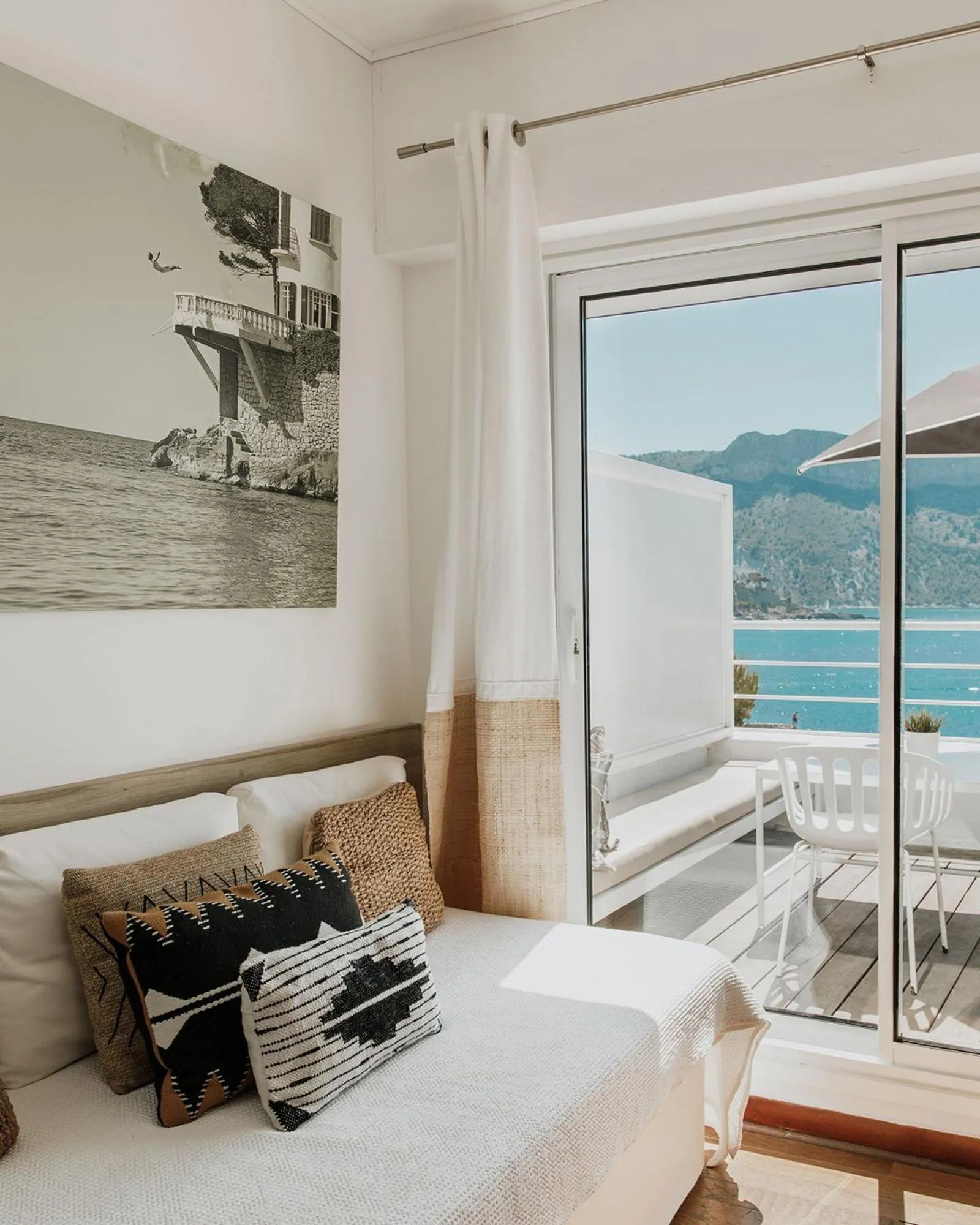 Balcony/Terrace in Hotel de La Plage - Mahogany