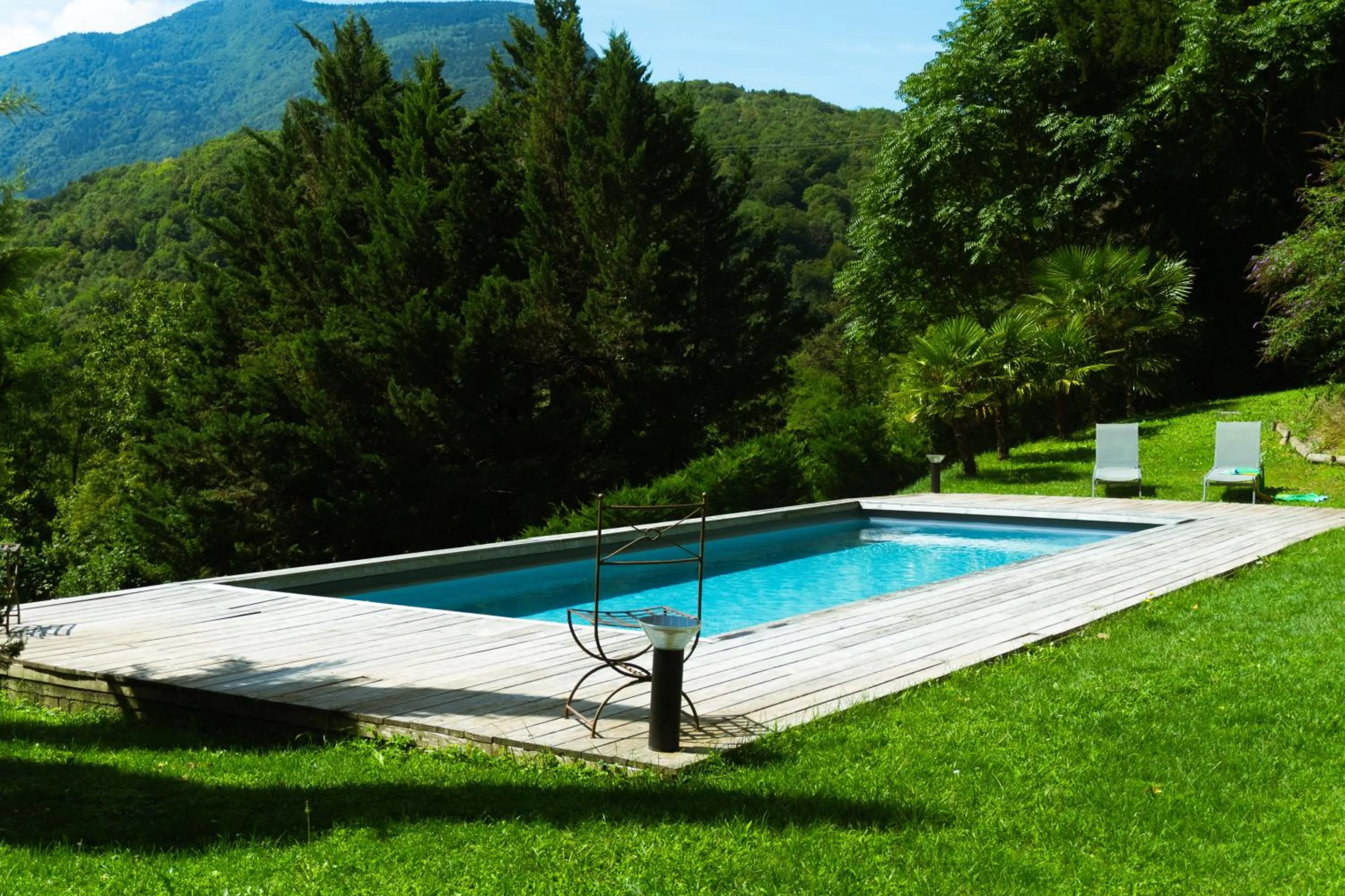 Swimming pool in Hôtel Restaurant Le Repère