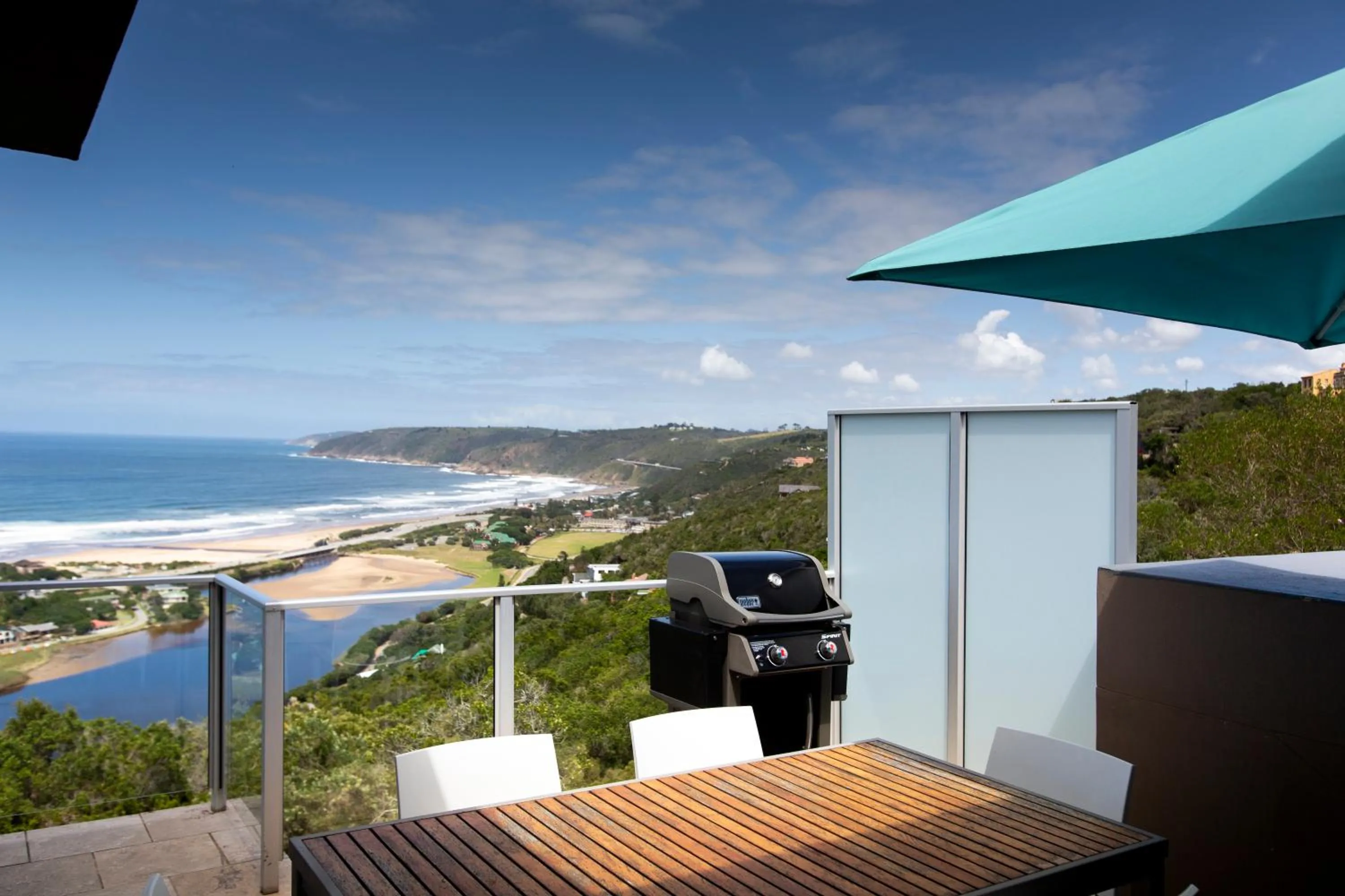 BBQ facilities in Infinity Blue Luxury Accommodation
