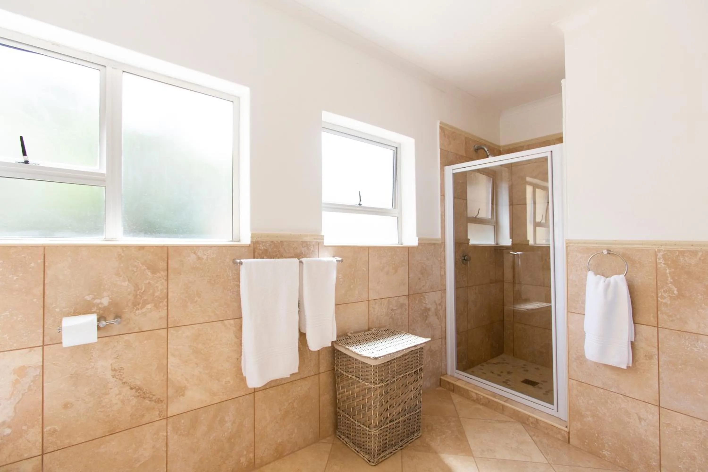 Bathroom in Infinity Blue Luxury Accommodation