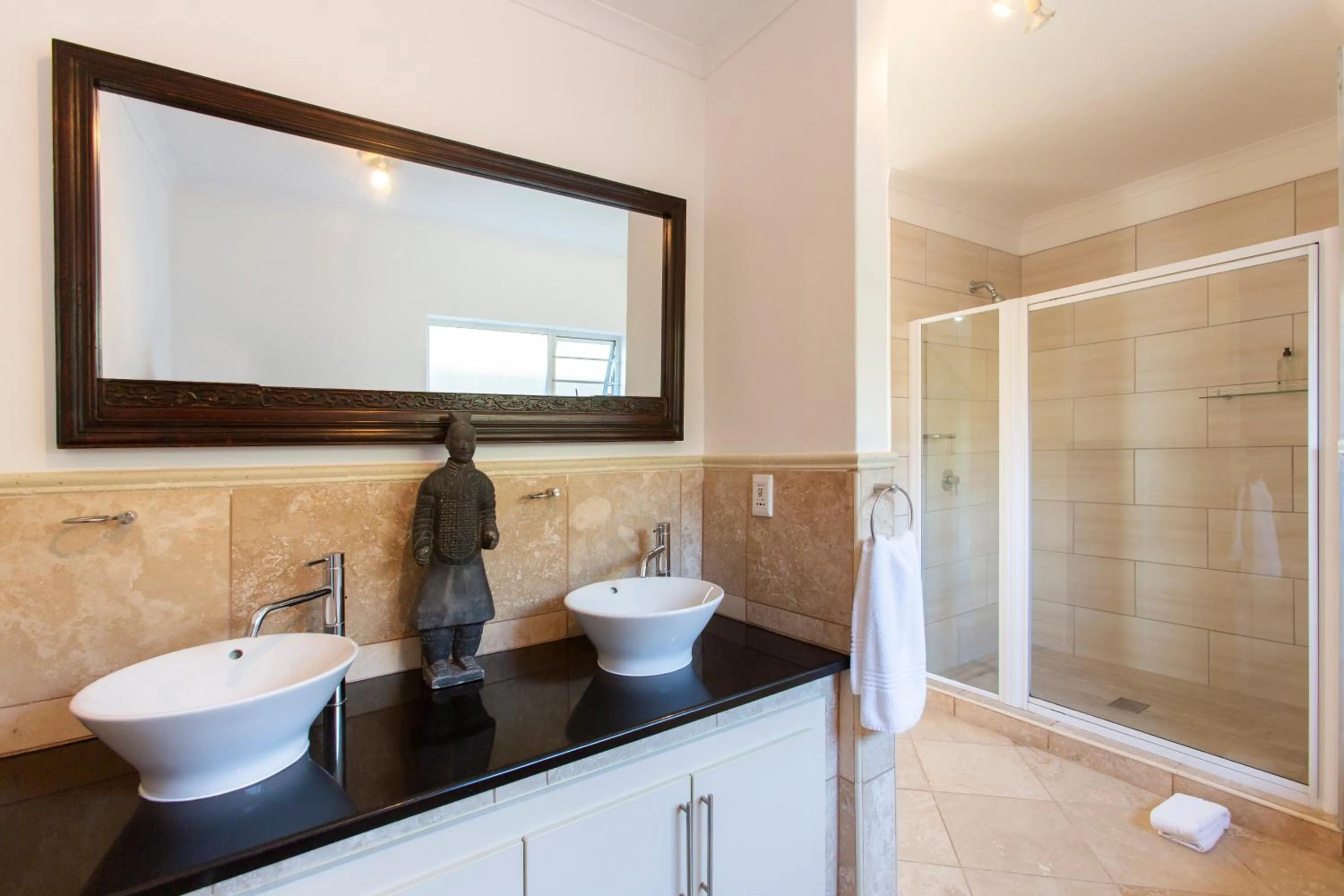Bathroom in Infinity Blue Luxury Accommodation