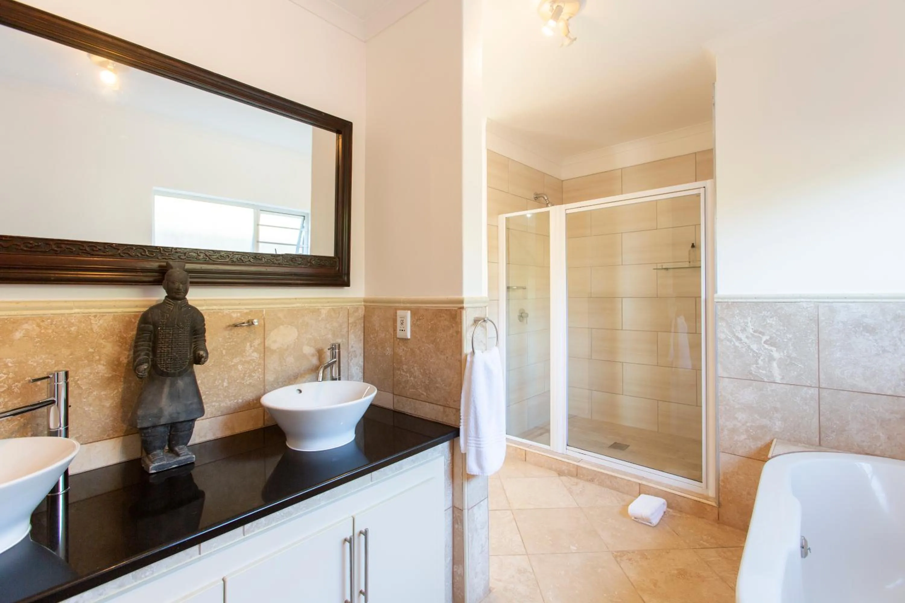 Bathroom in Infinity Blue Luxury Accommodation