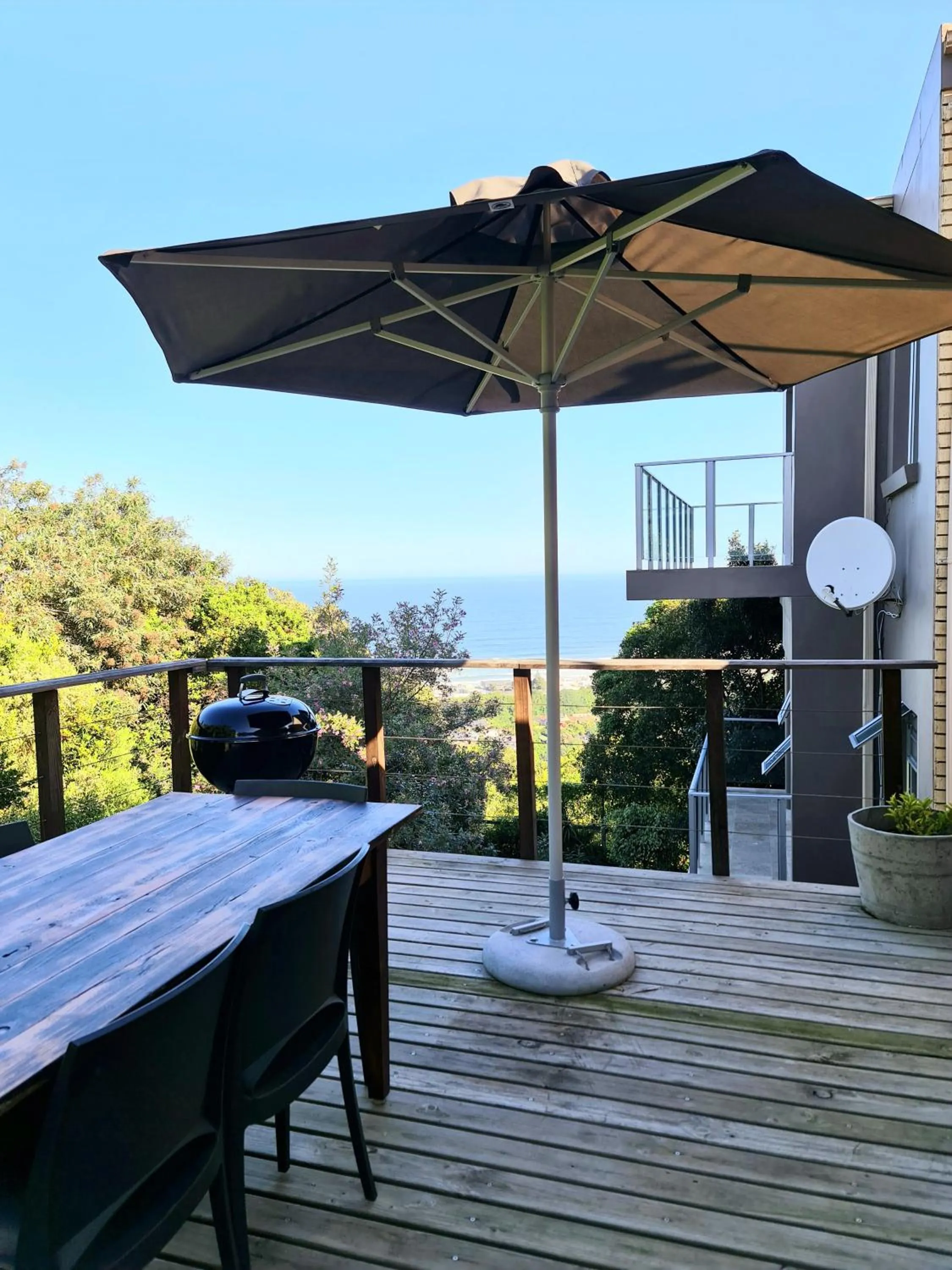 Patio in Infinity Blue Luxury Accommodation
