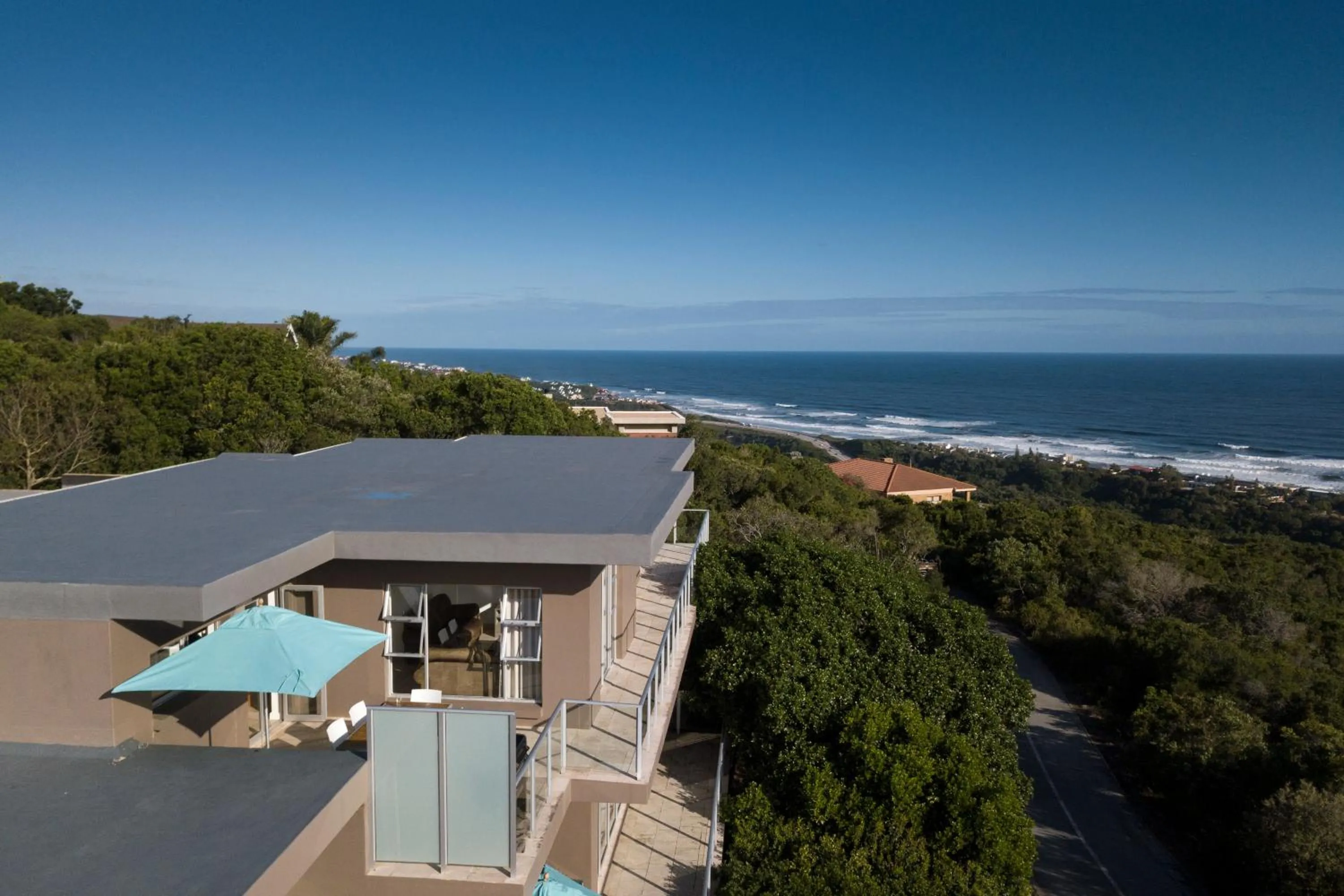 Bird's eye view in Infinity Blue Luxury Accommodation