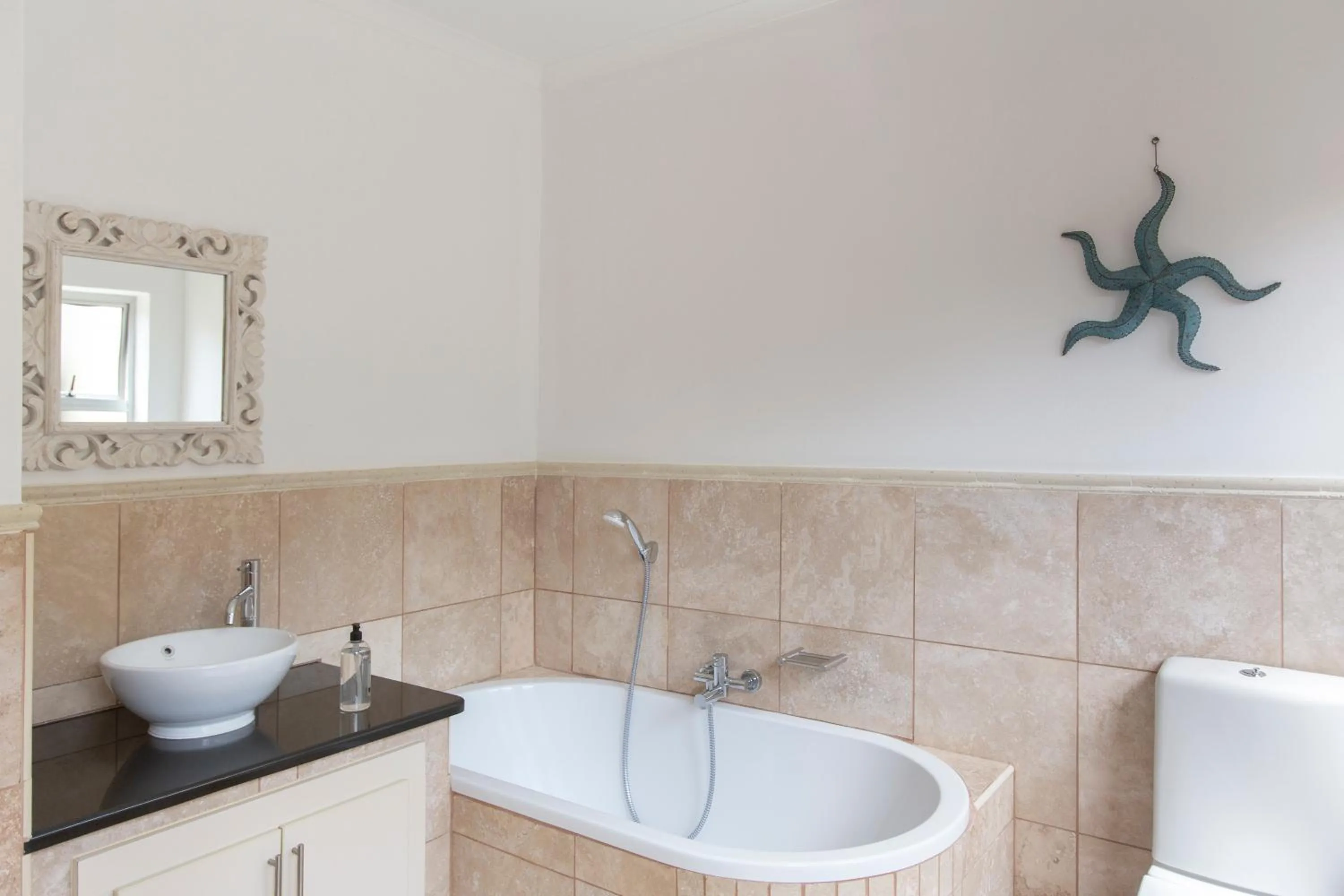 Bathroom in Infinity Blue Luxury Accommodation