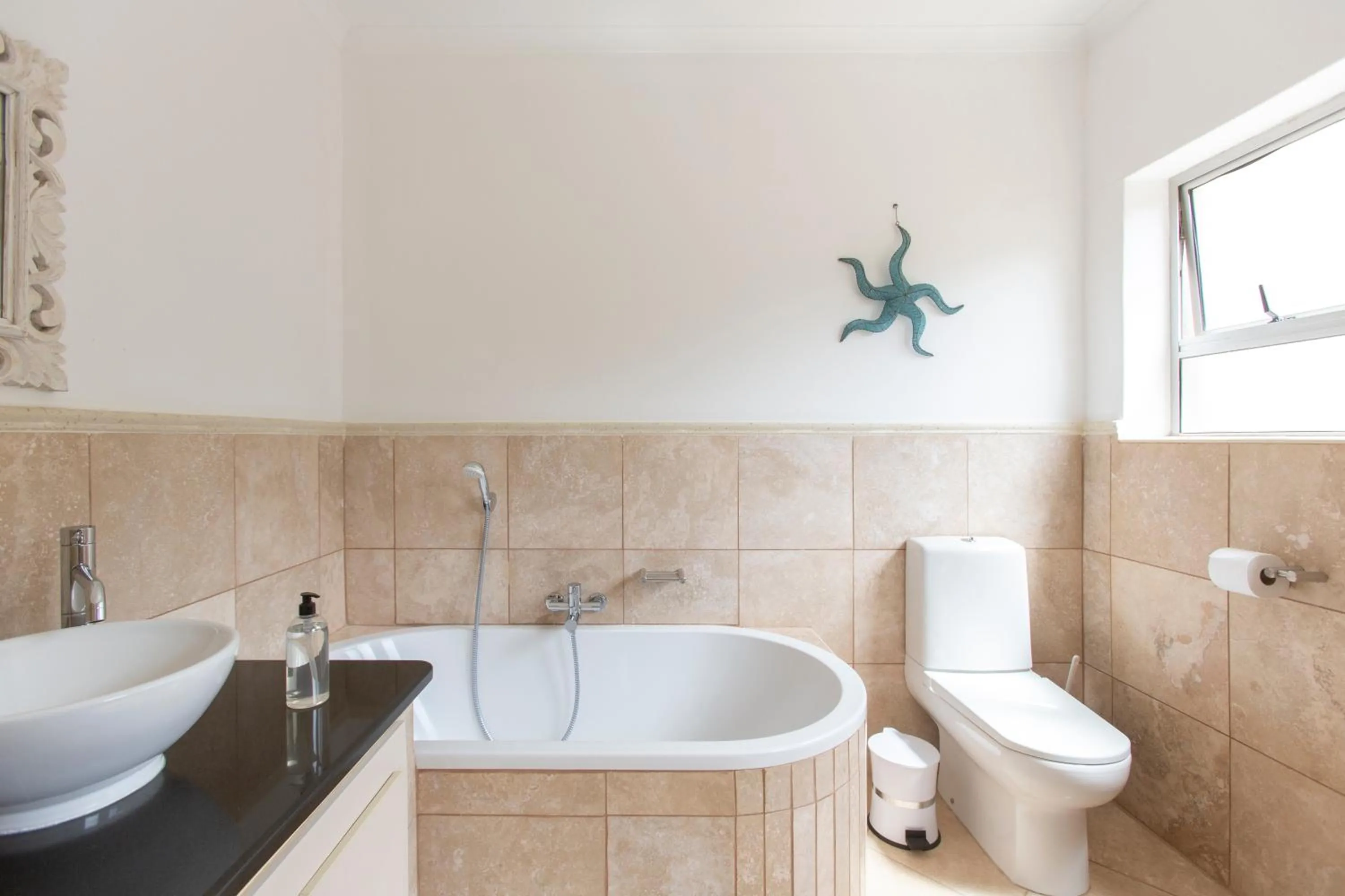 Bathroom in Infinity Blue Luxury Accommodation